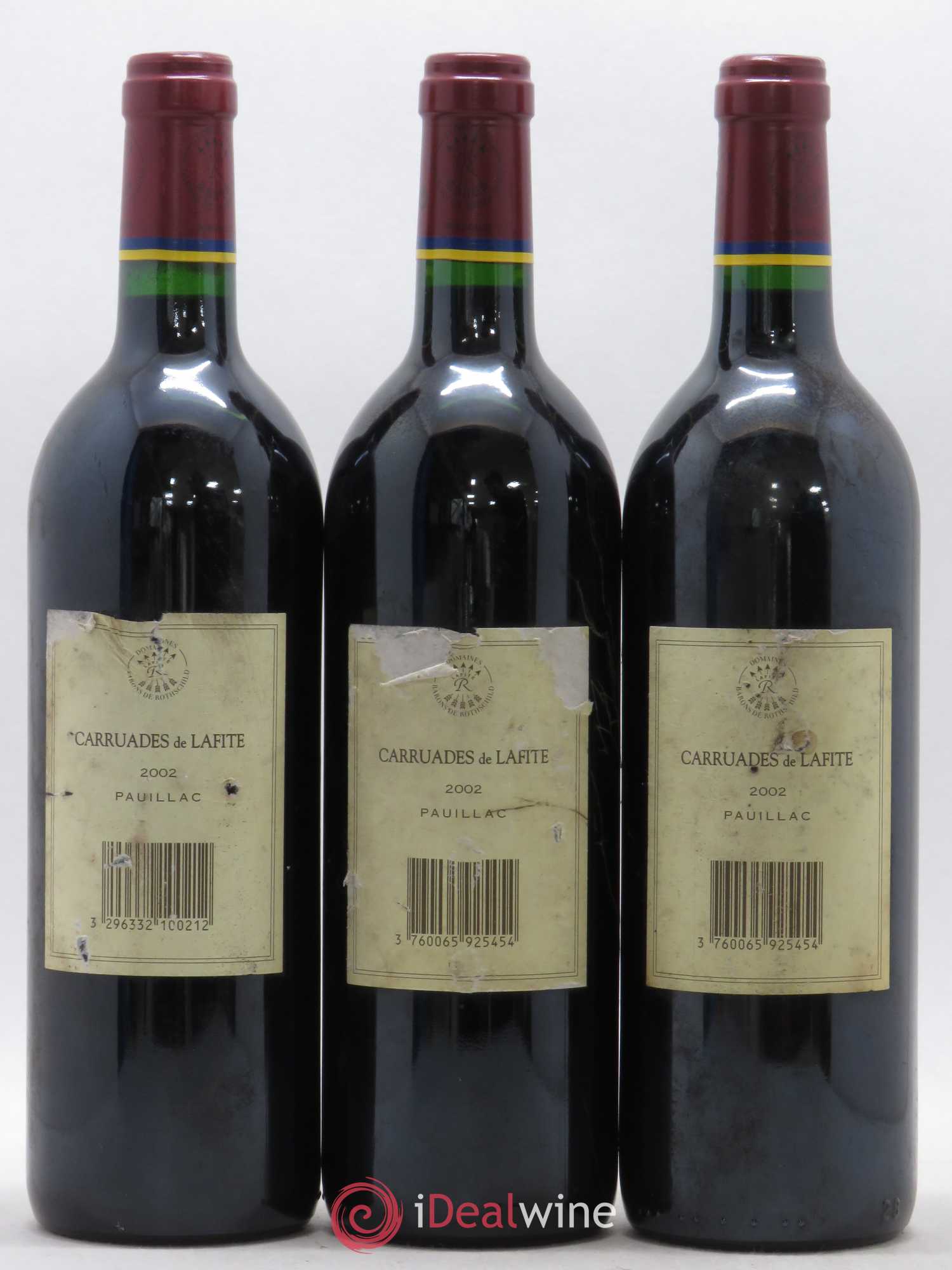 Carruades de Lafite Rothschild Second Vin 2002 - Lot de 6 bouteilles - 2