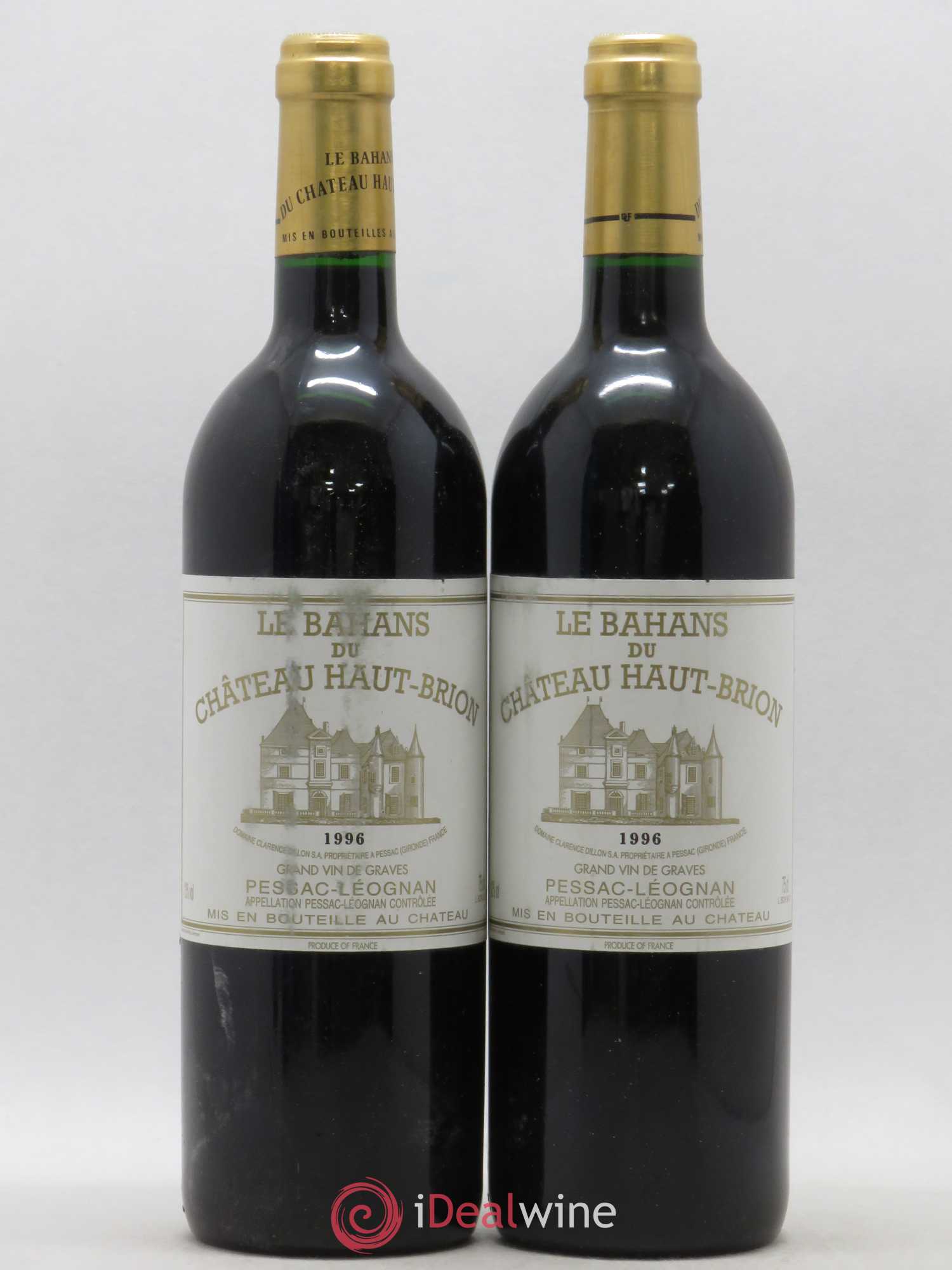 Clarence (Bahans) de Haut-Brion Second Vin 1996 - Lot de 2 bouteilles - 0