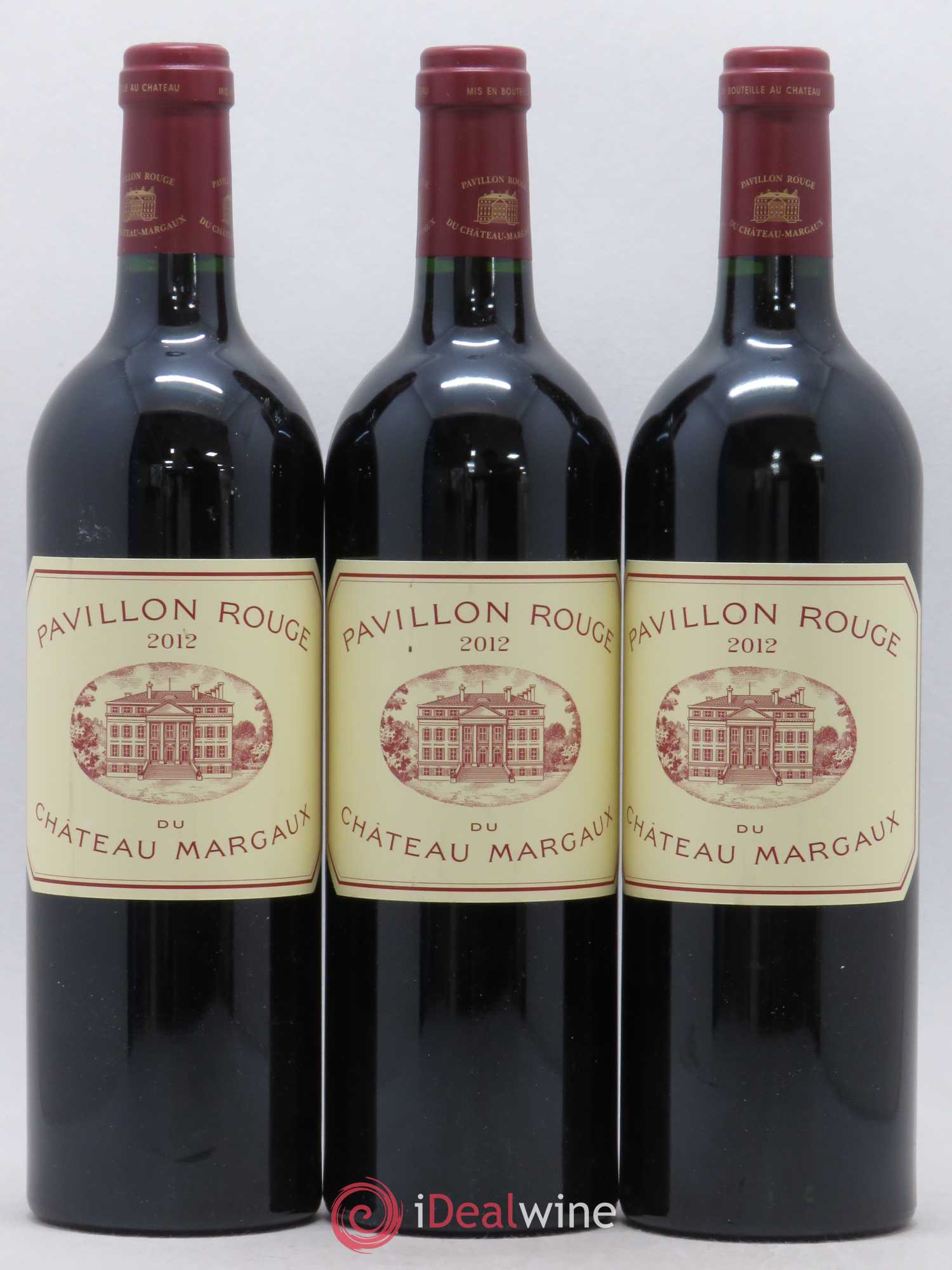 Pavillon Rouge du Château Margaux Second Vin 2012 - Lot de 3 bouteilles - 0