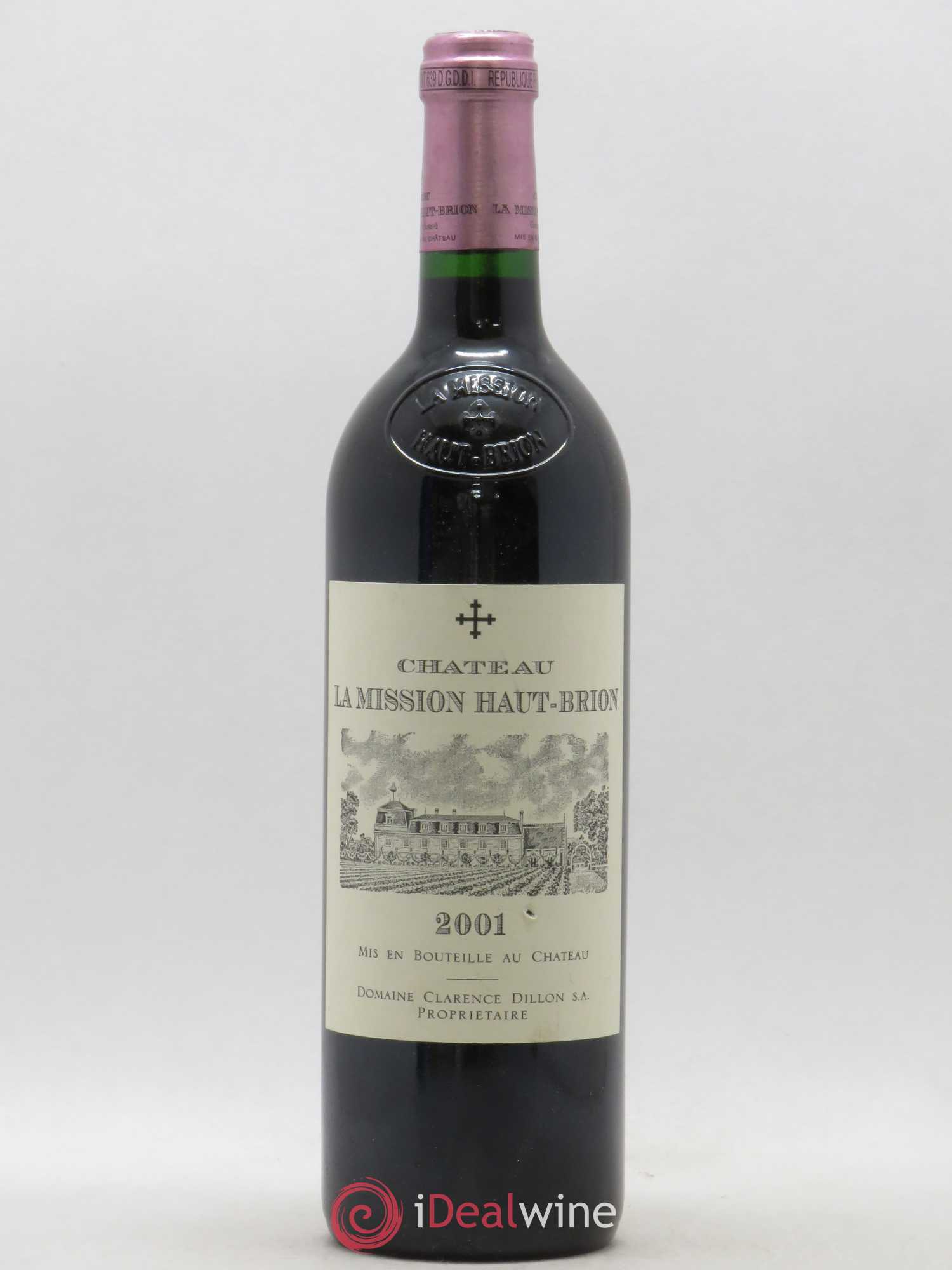 Château la Mission Haut-Brion Cru Classé de Graves 2001 - Lot de 1 bouteille - 0