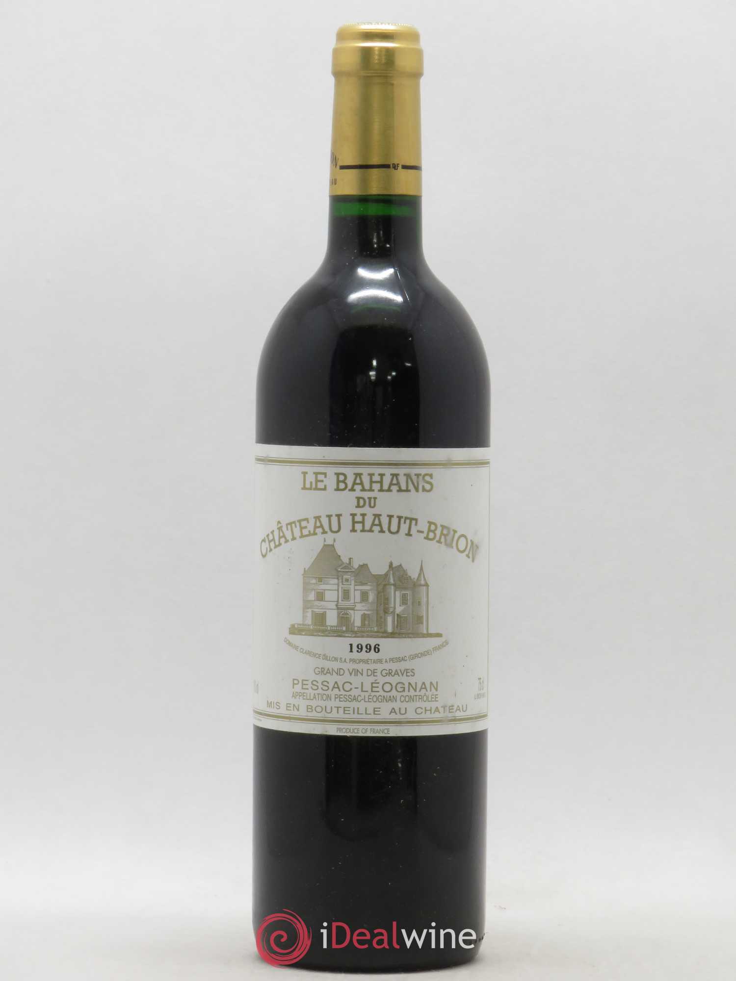 Clarence (Bahans) de Haut-Brion Second Vin 1996 - Lot de 1 bouteille - 0