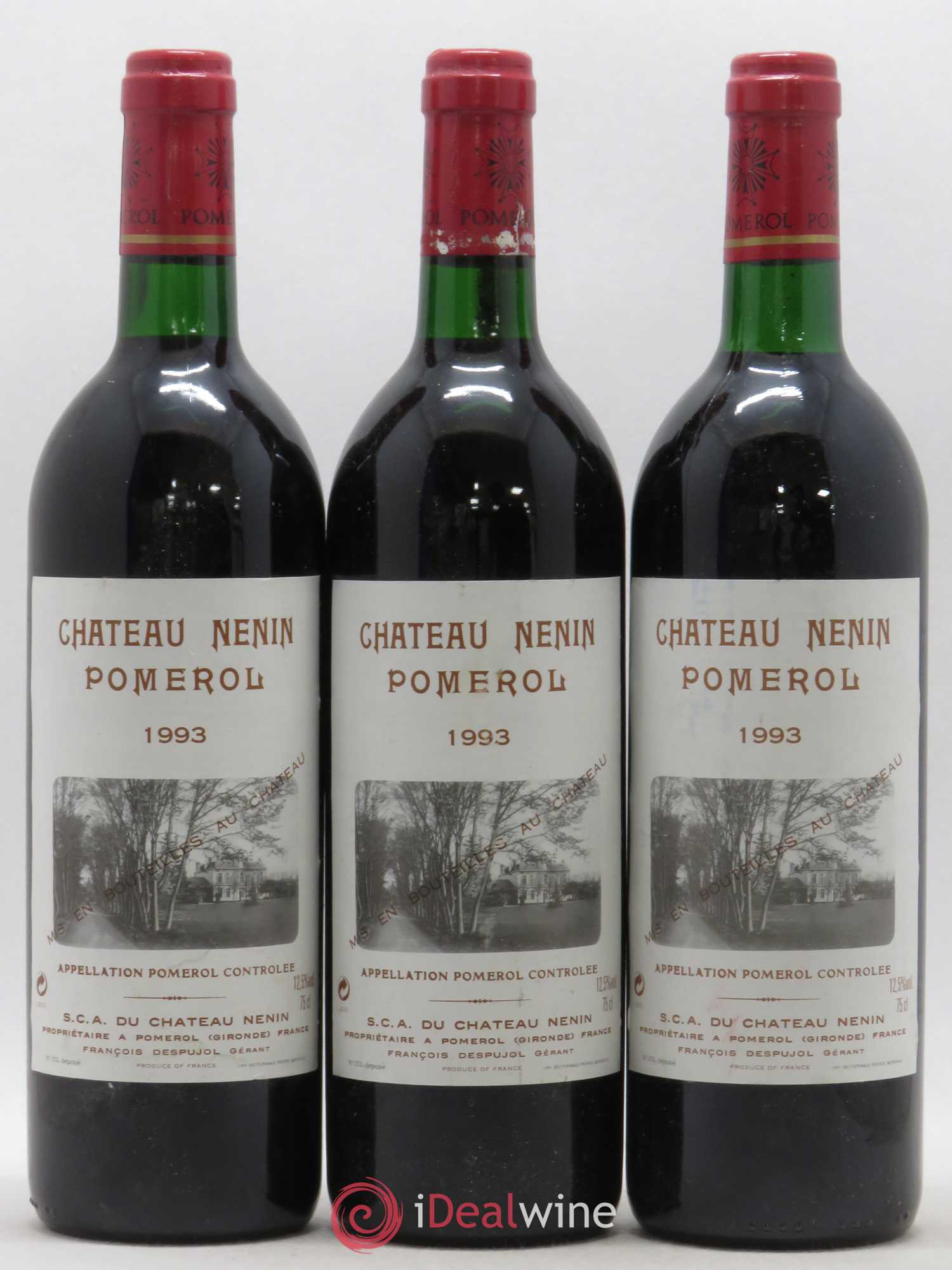 Château Nenin 1993 - Lot de 3 bouteilles - 0