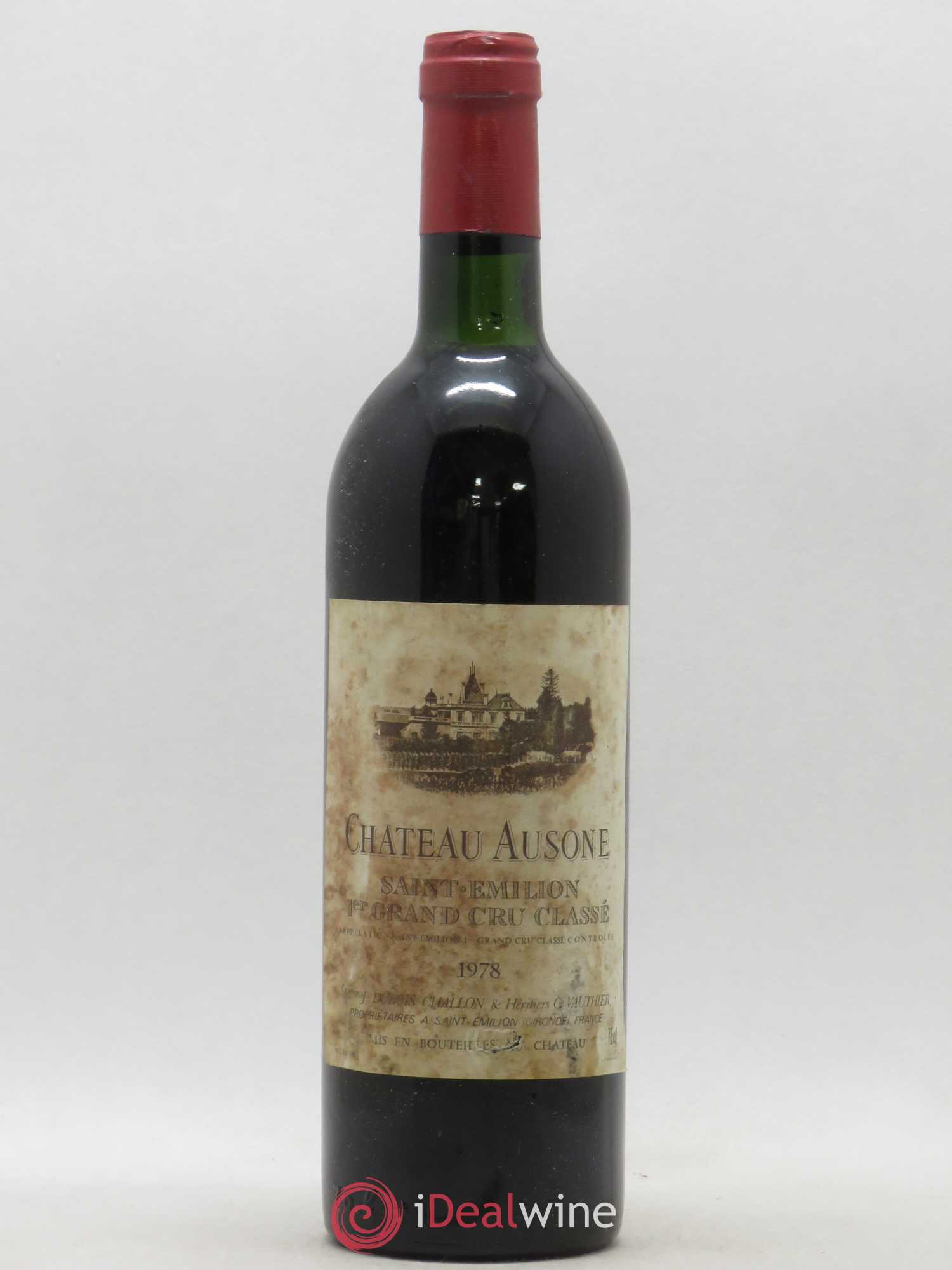 Château Ausone 1er Grand Cru Classé A 1978 - Lot de 1 bouteille - 0