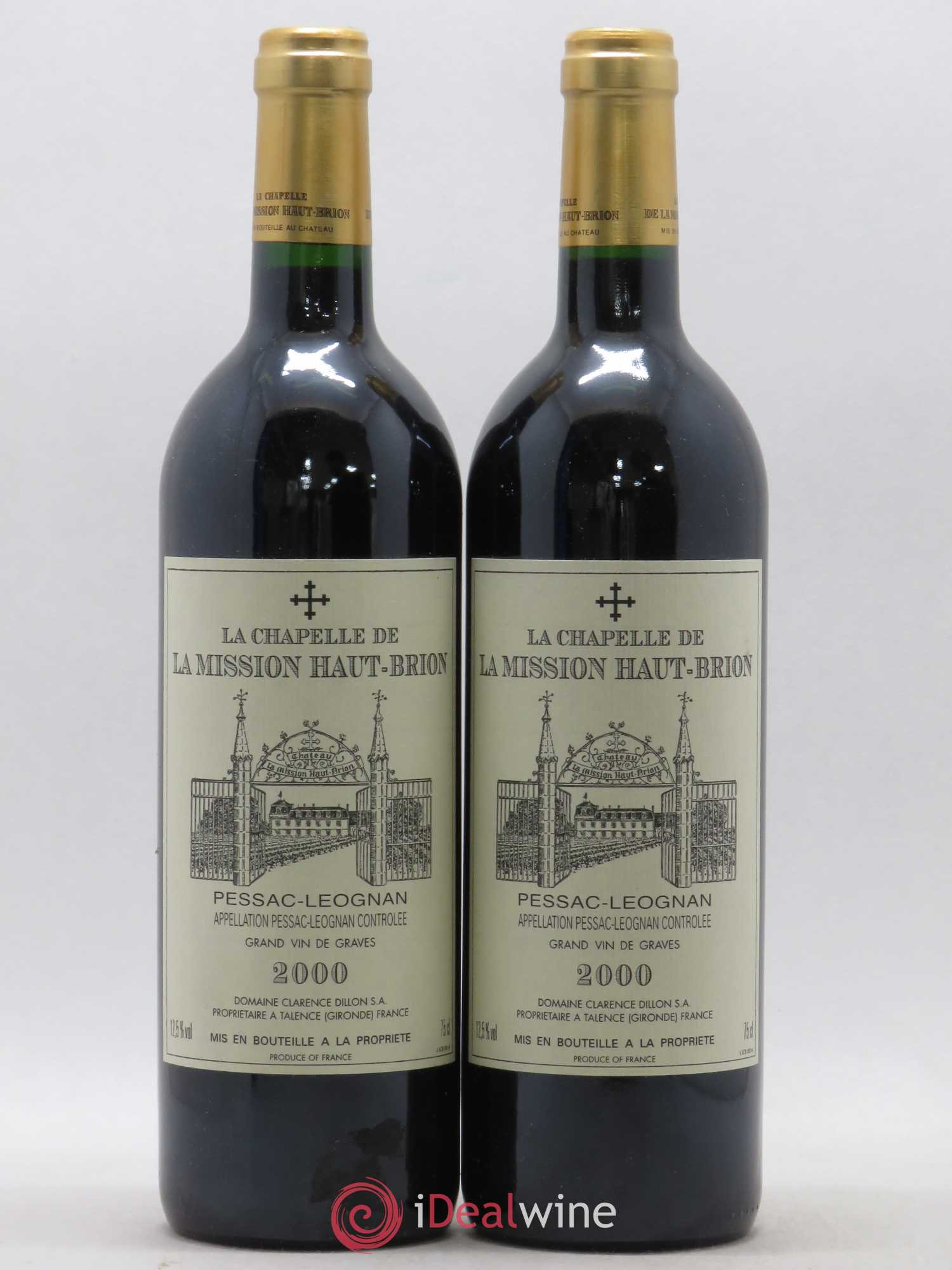 La Chapelle de La Mission Haut-Brion Second Vin 2000 - Lot de 2 bouteilles - 0