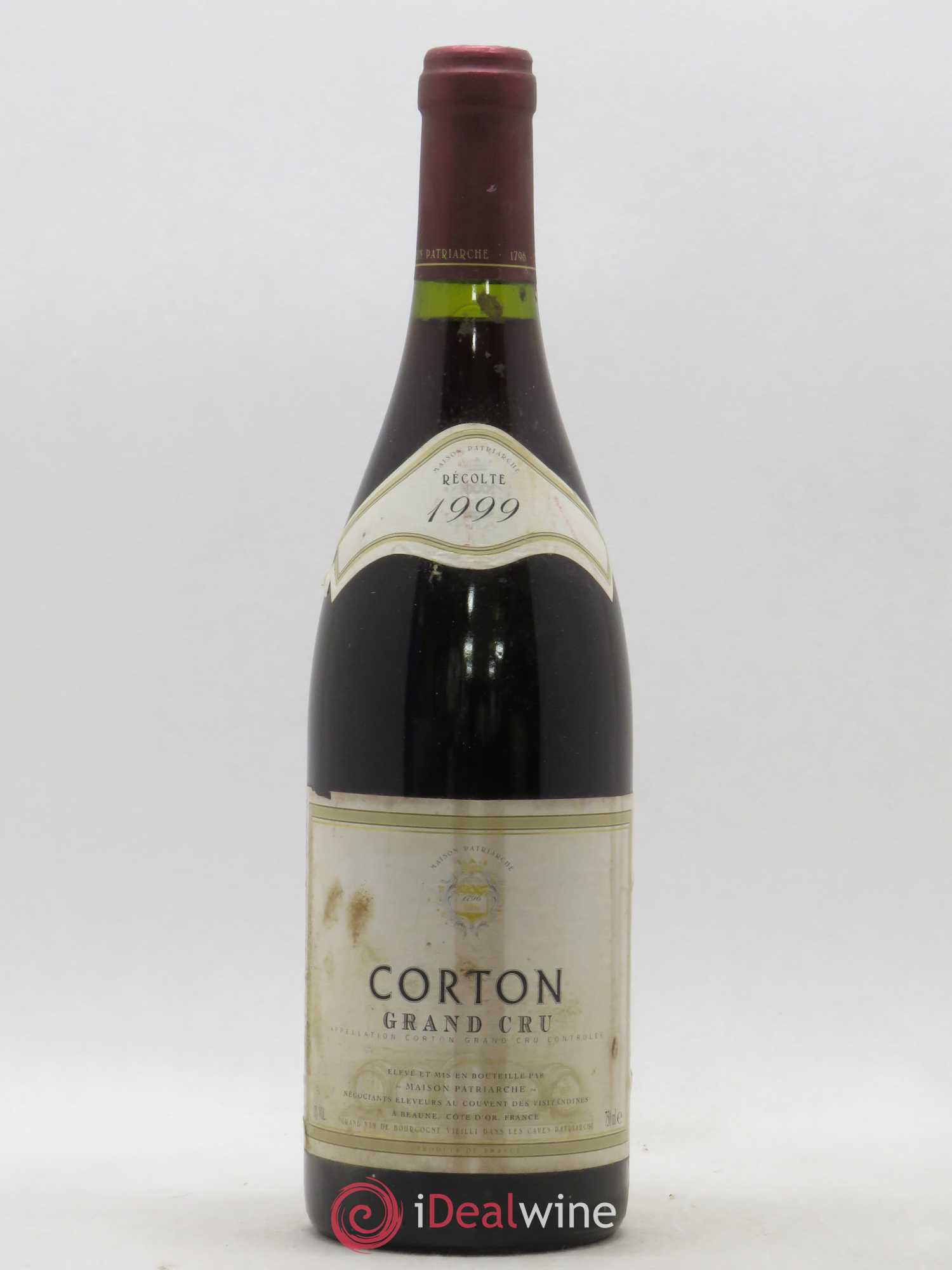 Corton Grand Cru Patriarche 1999 - Lot de 1 bouteille - 0