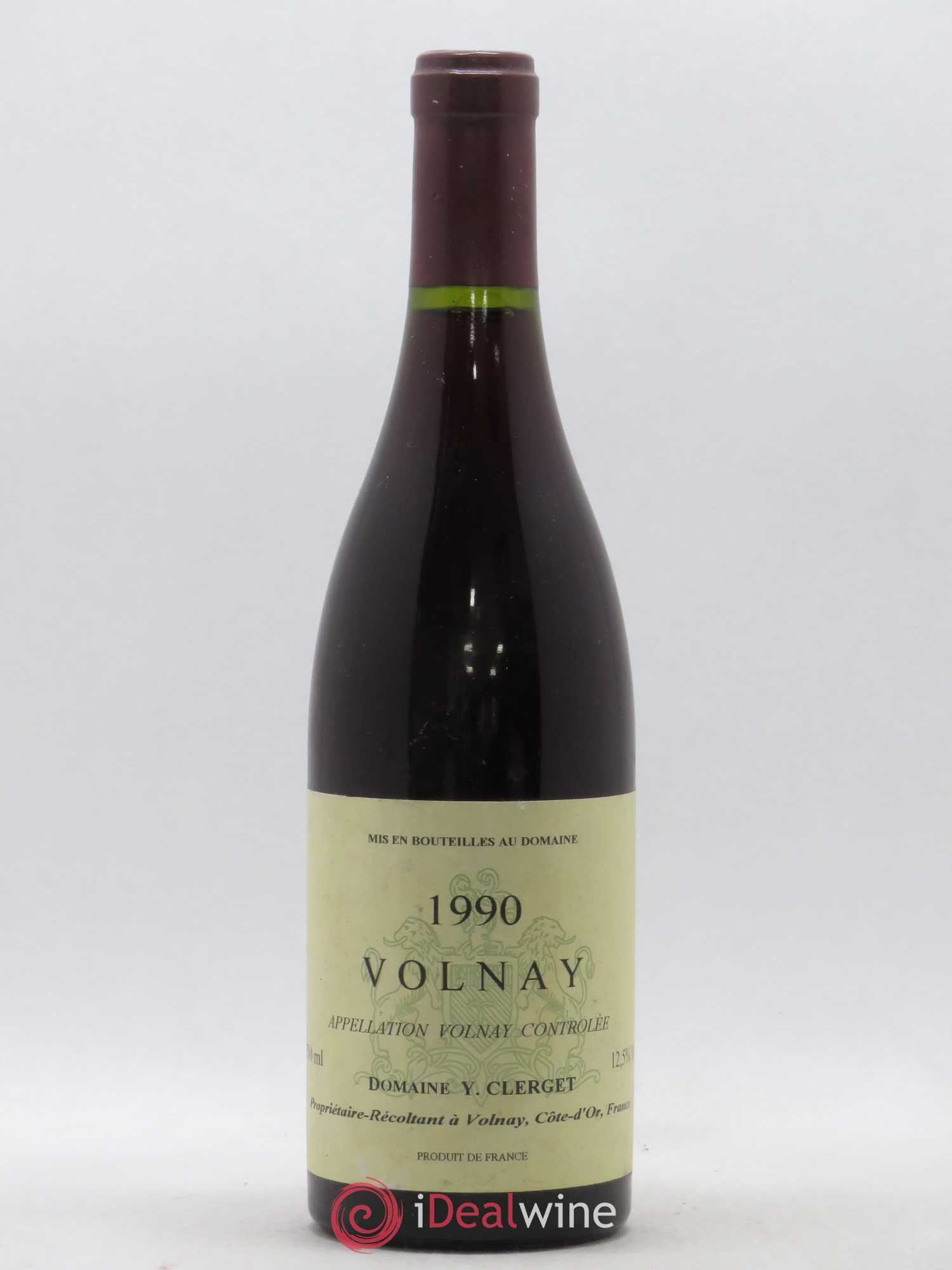 Volnay Y. Clerget 1990 - Posten von 1 Flasche - 0