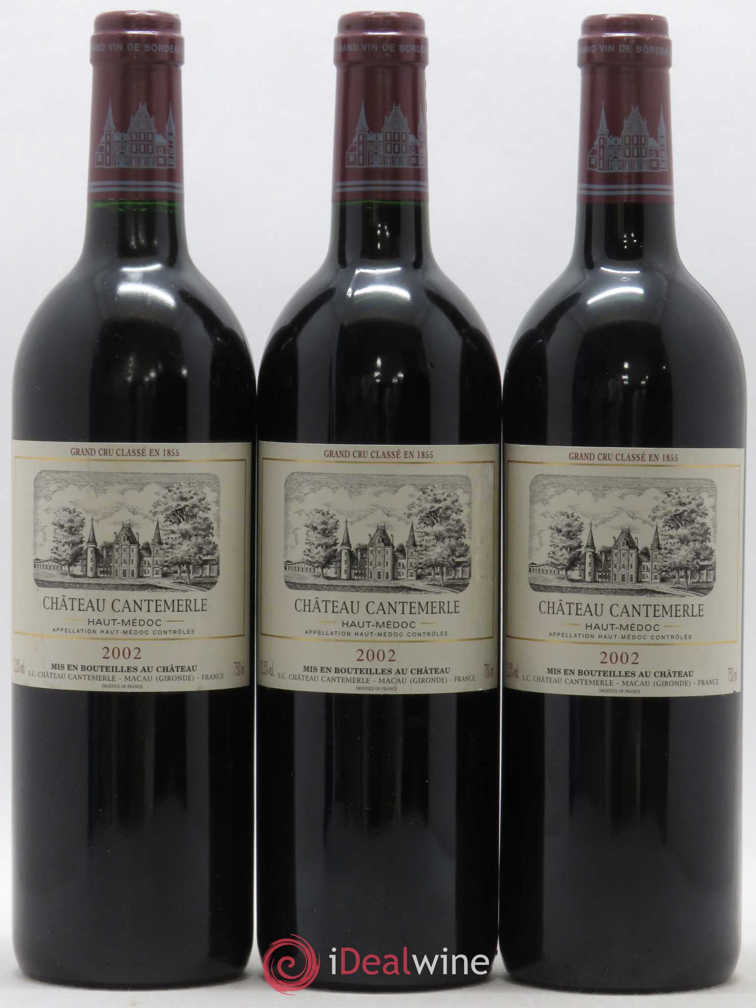 Château Cantemerle 5ème Grand Cru Classé 2002 - Lot de 6 bouteilles - 2