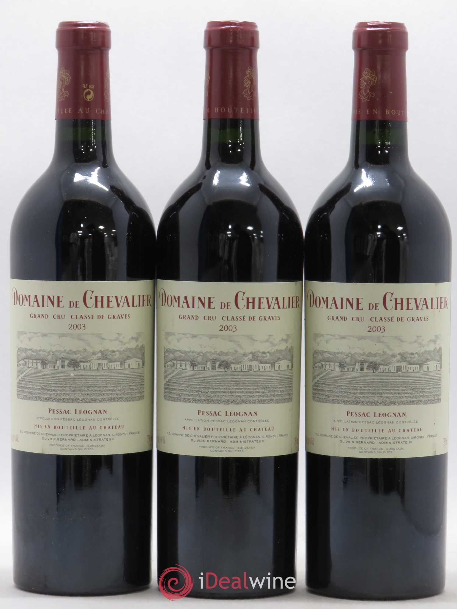 Domaine de Chevalier Cru Classé de Graves 2003 - Lot de 12 bouteilles - 2