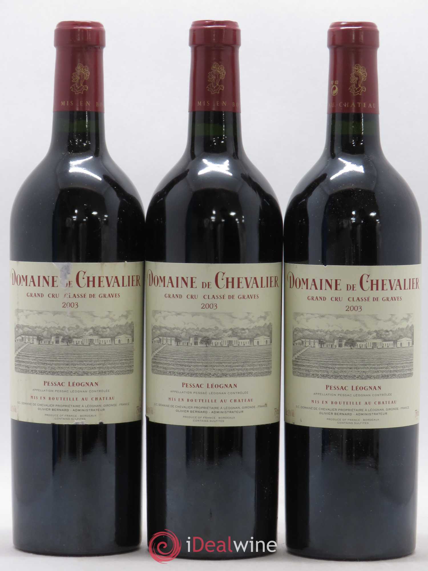 Domaine de Chevalier Cru Classé de Graves 2003 - Lot de 12 bouteilles - 3