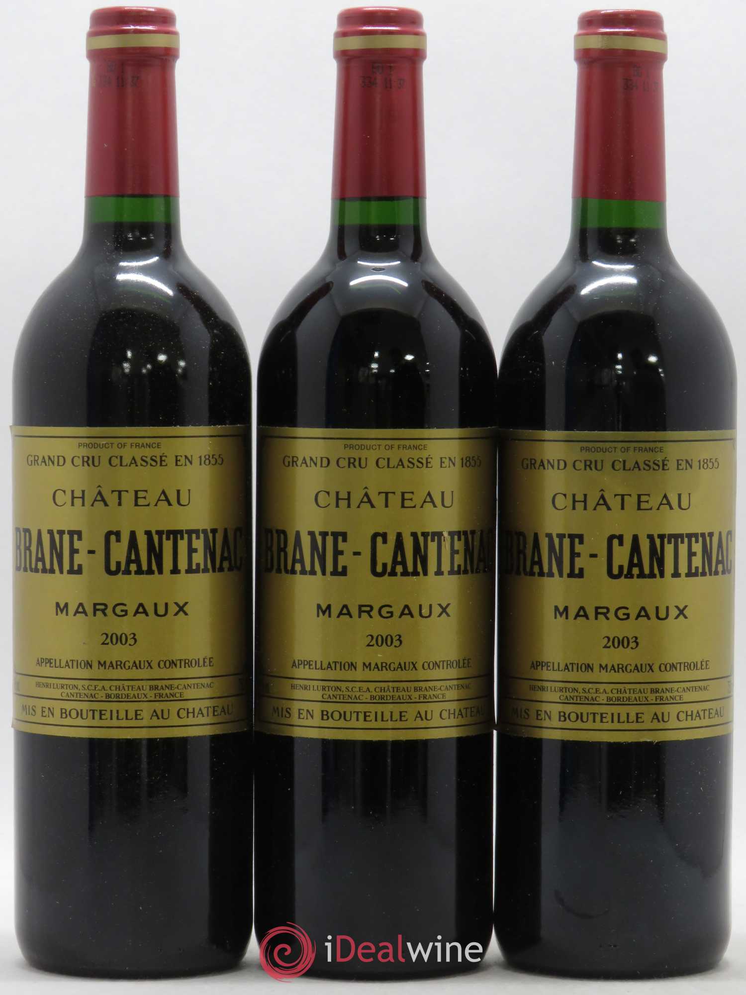 Château Brane Cantenac 2ème Grand Cru Classé 2003 - Lot de 12 bouteilles - 3