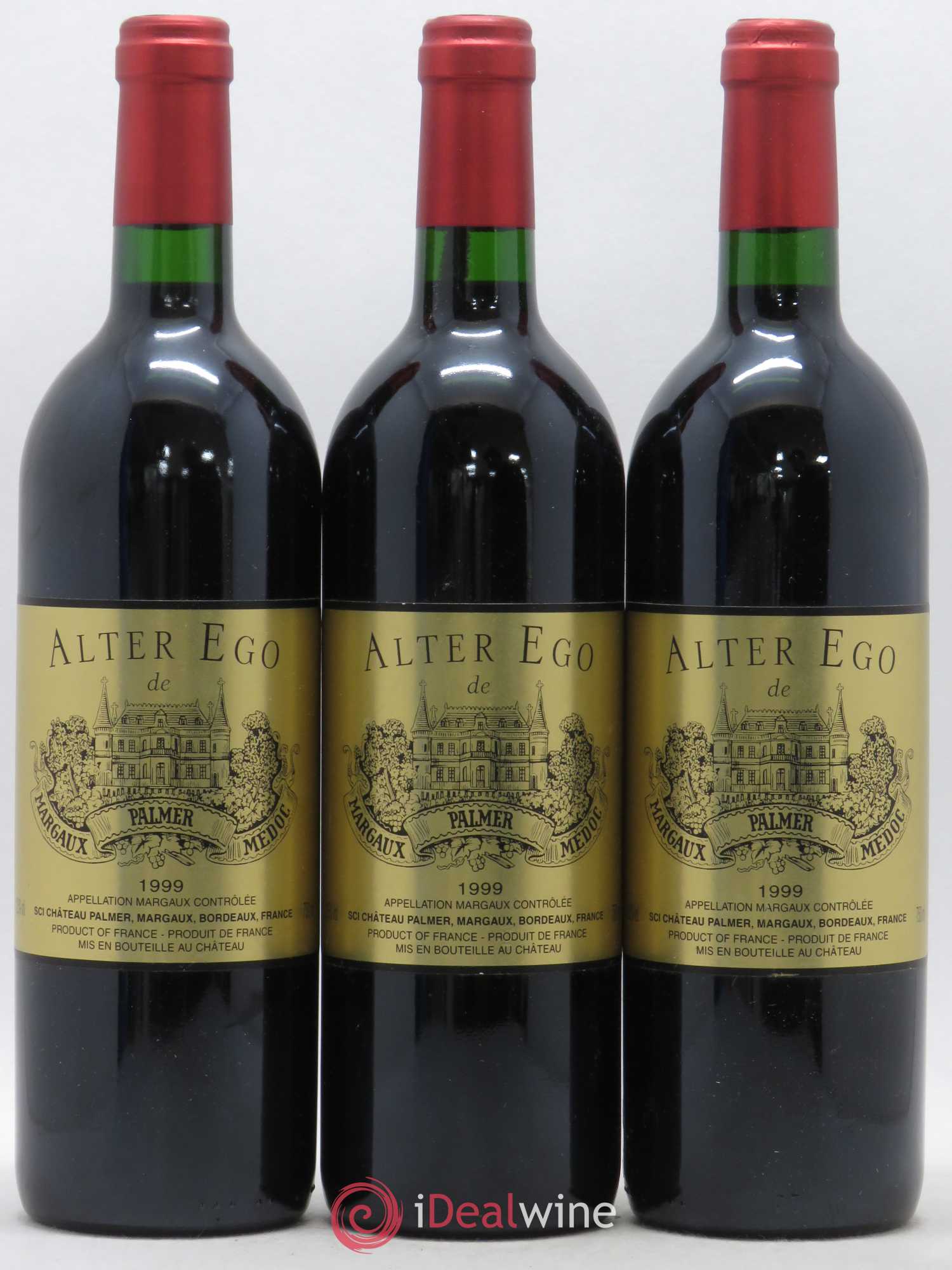 Alter Ego de Palmer Second Vin 1999 - Lot de 3 bouteilles - 0