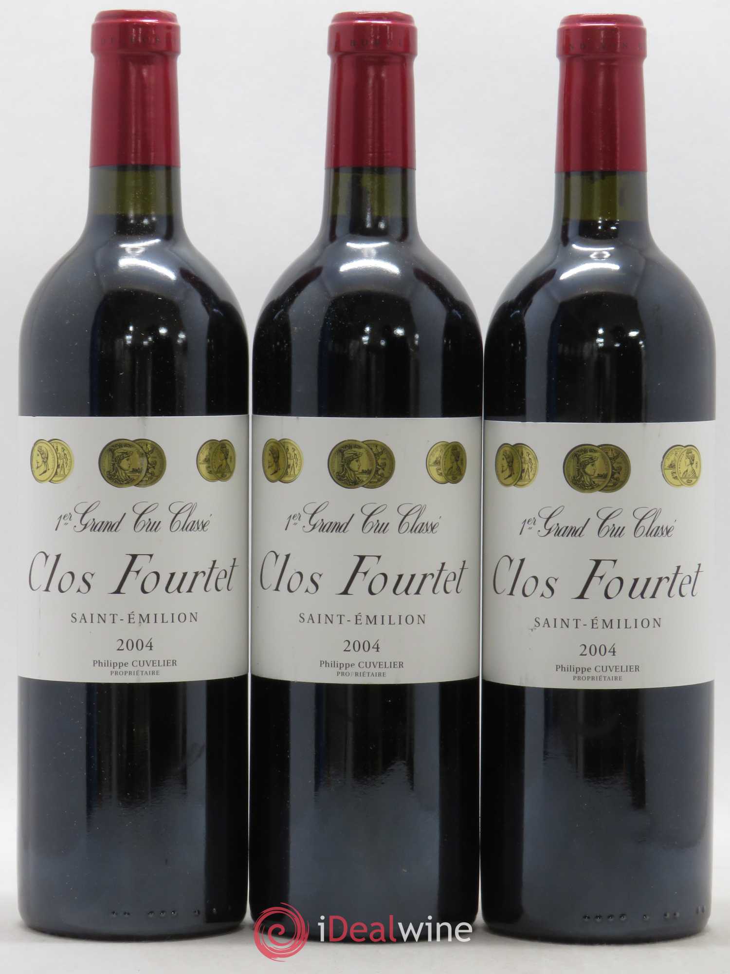 Clos Fourtet 1er Grand Cru Classé B 2004 - Lot de 12 bouteilles - 1