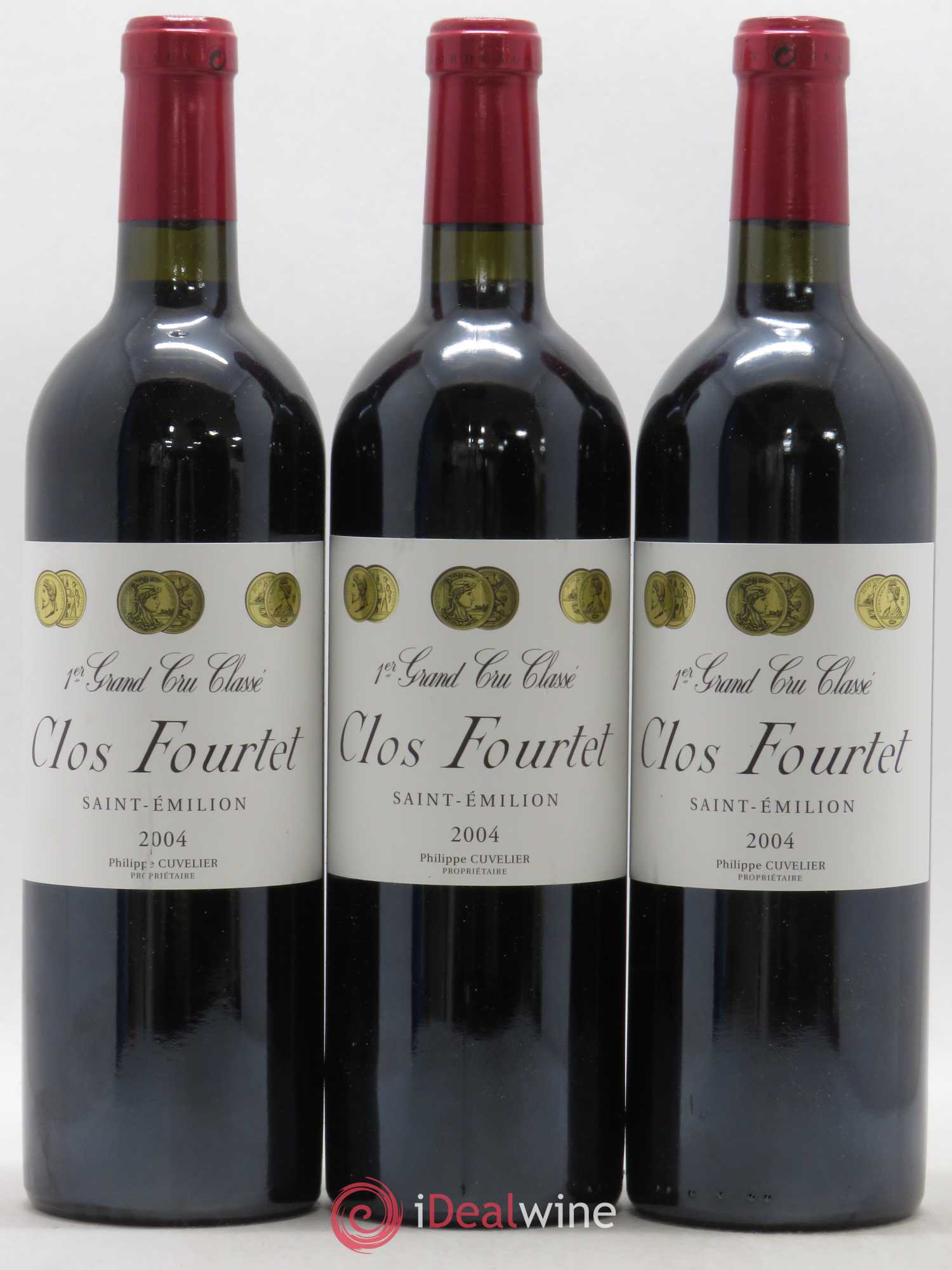 Clos Fourtet 1er Grand Cru Classé B 2004 - Lot de 12 bouteilles - 3