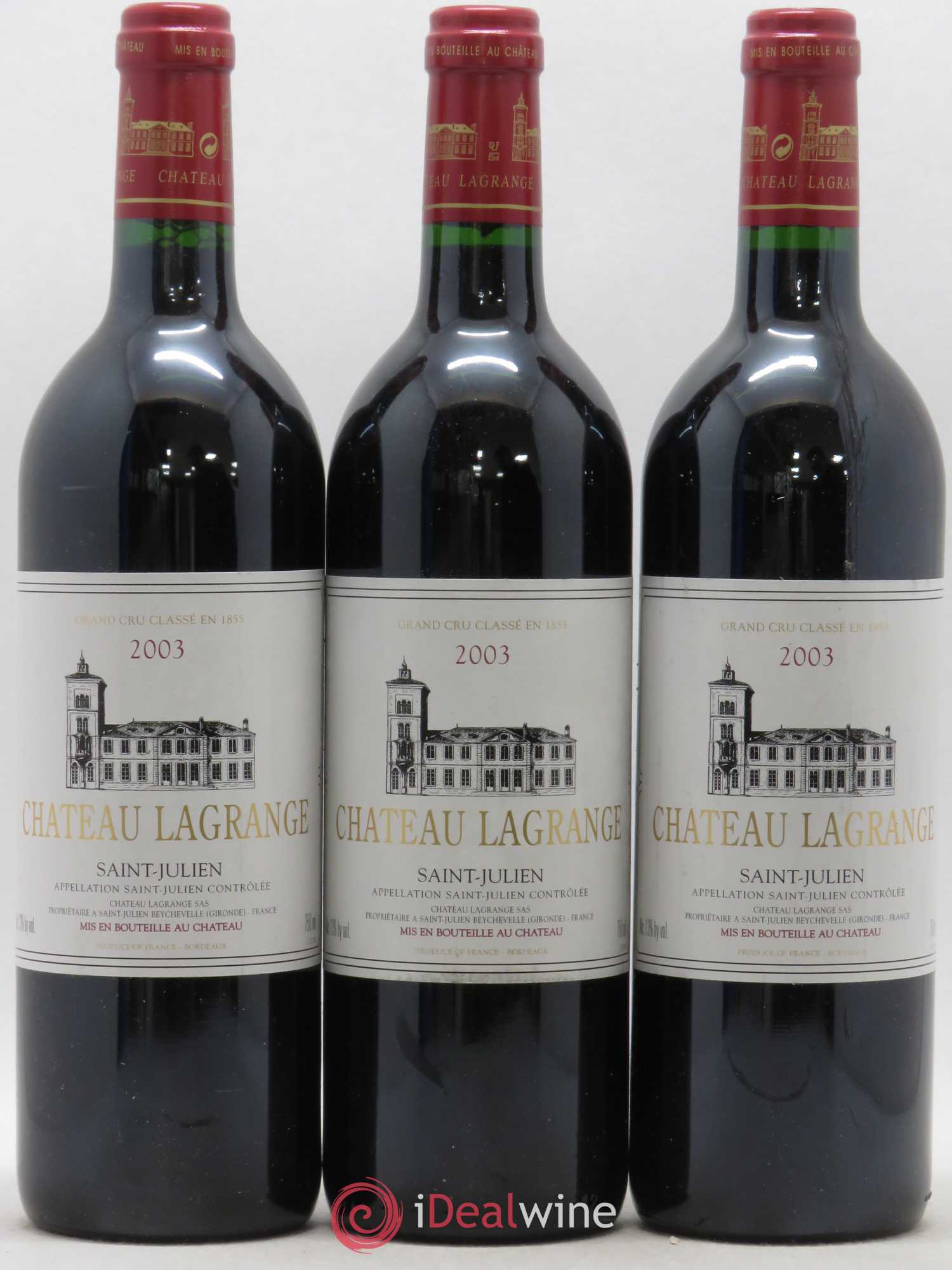 Château Lagrange 3ème Grand Cru Classé 2003 - Lot de 12 bouteilles - 1