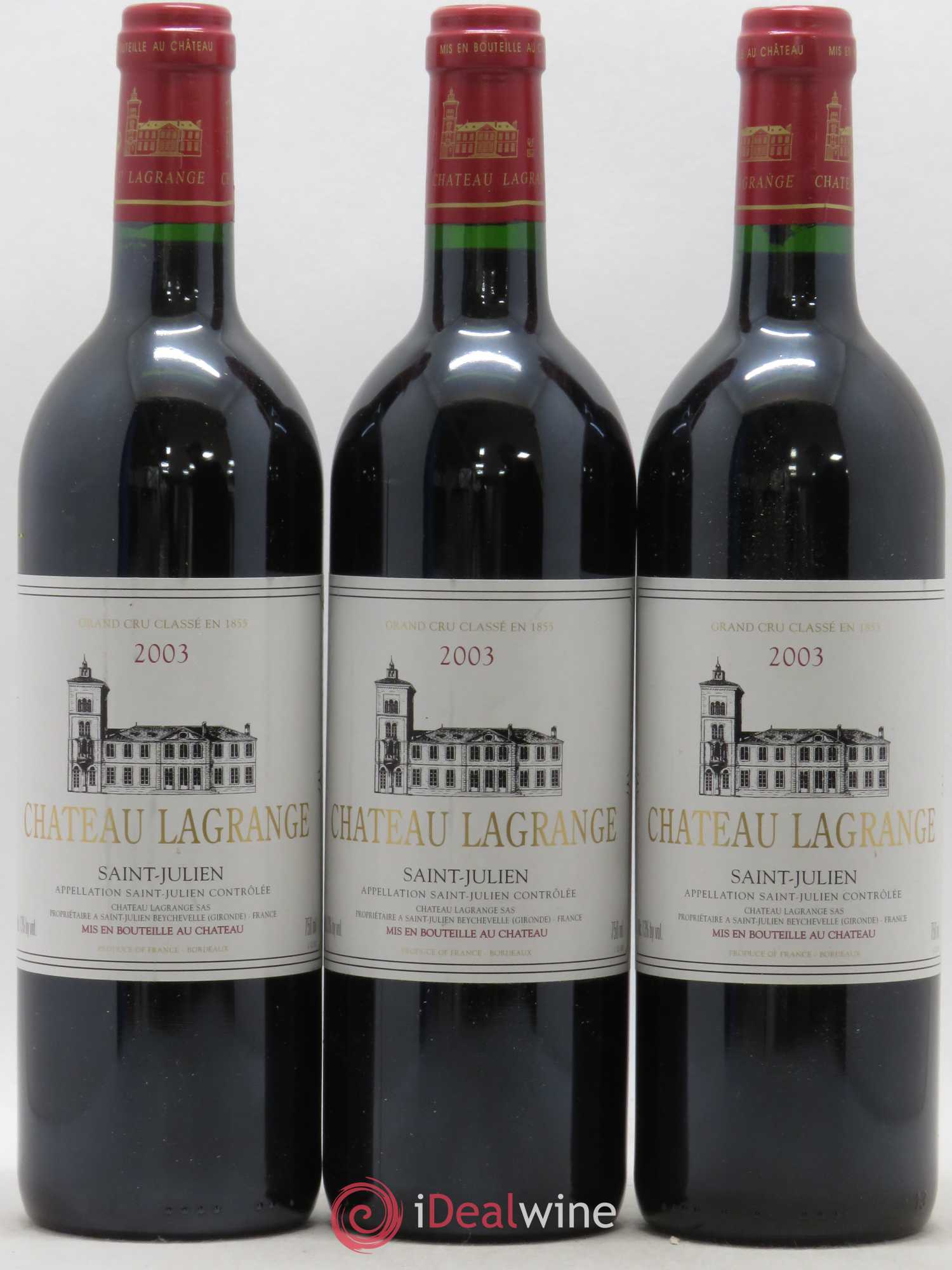 Château Lagrange 3ème Grand Cru Classé 2003 - Lot de 12 bouteilles - 2