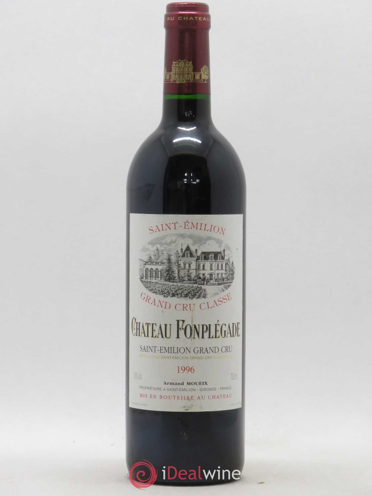 Château Fonplegade Grand Cru Classé (sans prix de réserve) 1996 - Lot de 1 bouteille - 0