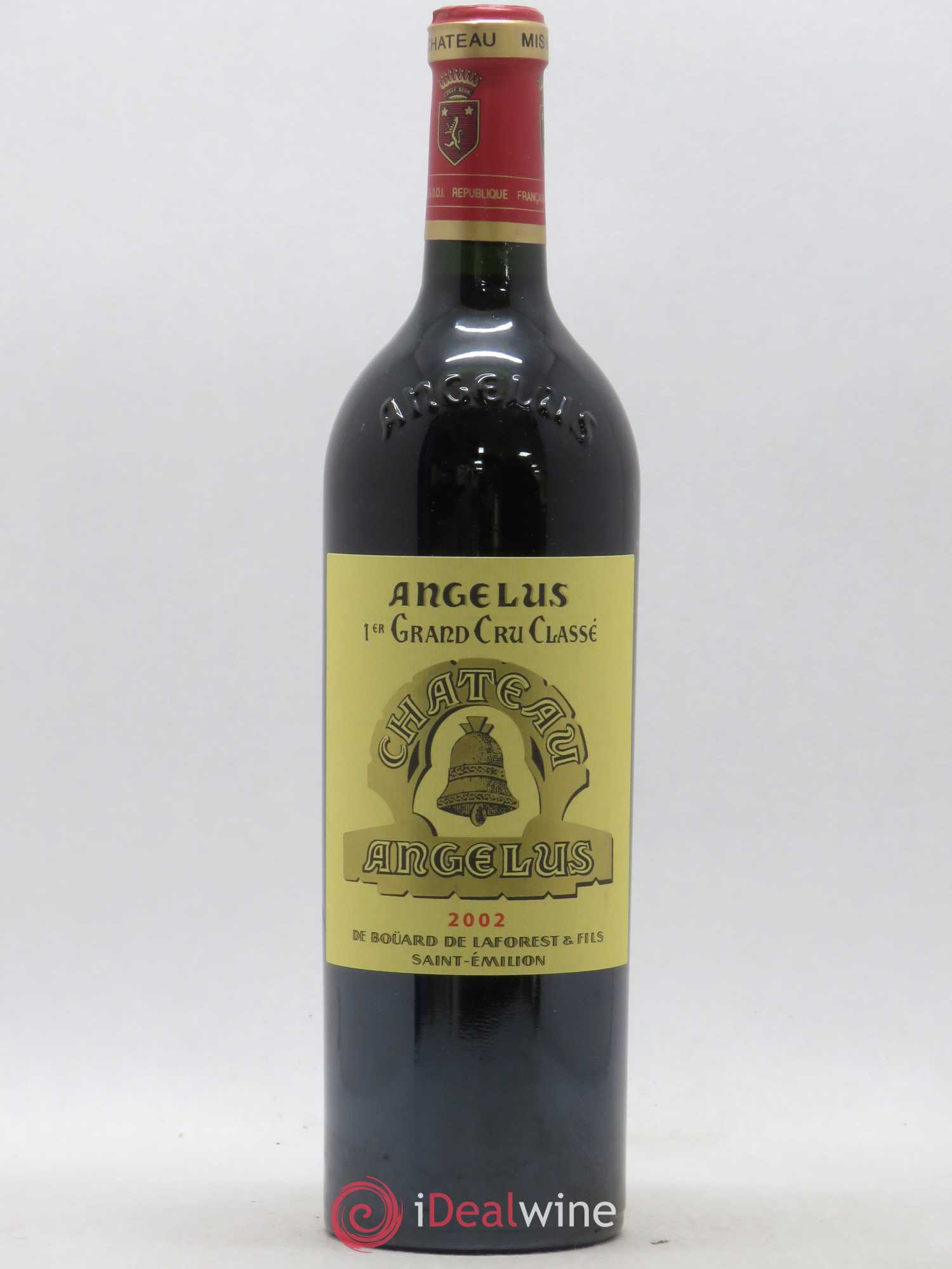 Château Angélus 1er Grand Cru Classé A 2002 - Lot de 1 bouteille - 0