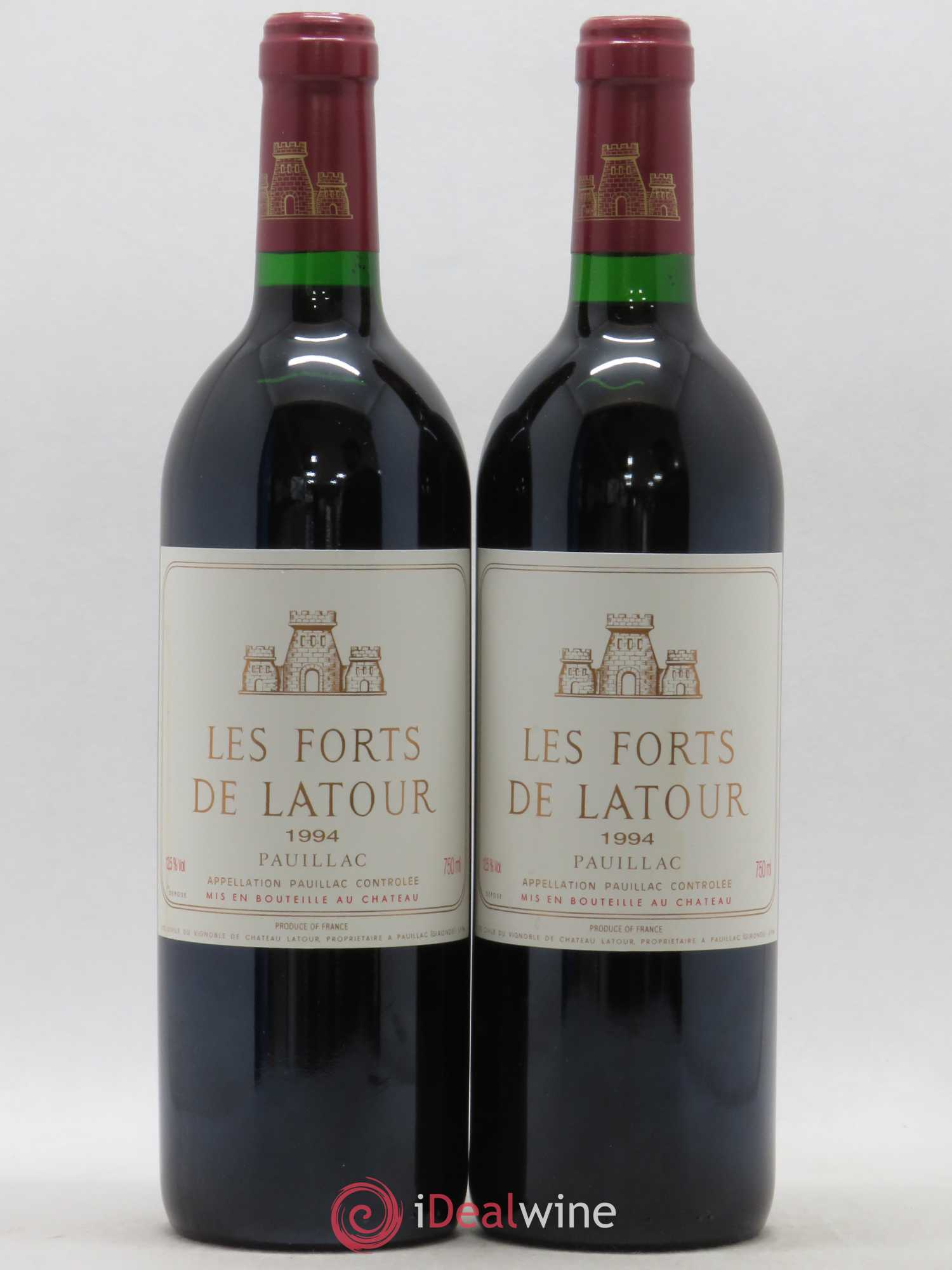 Les Forts de Latour Second Vin 1994 - Lot de 2 bouteilles - 0