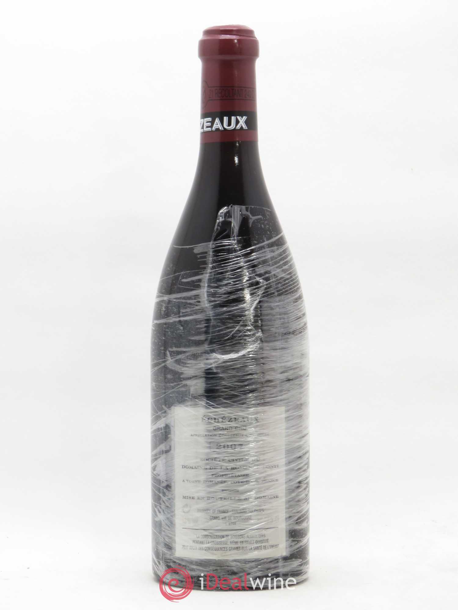 Echezeaux Grand Cru Domaine de la Romanée-Conti 2007 - Lot de 1 bouteille - 1