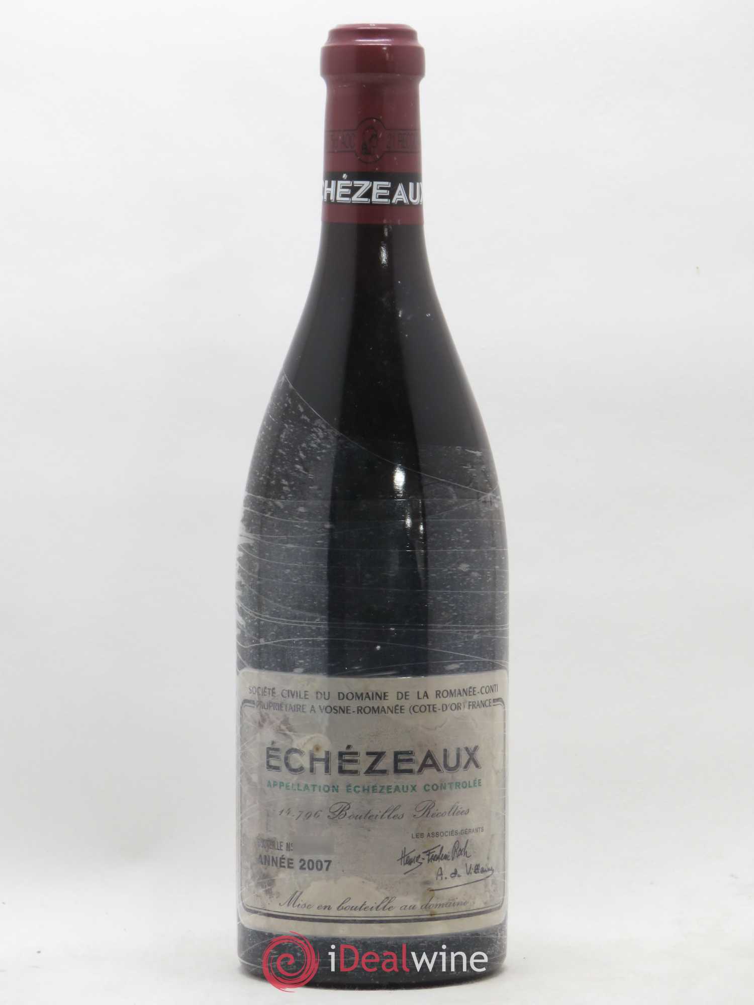 Echezeaux Grand Cru Domaine de la Romanée-Conti 2007 - Lot de 1 bouteille - 0