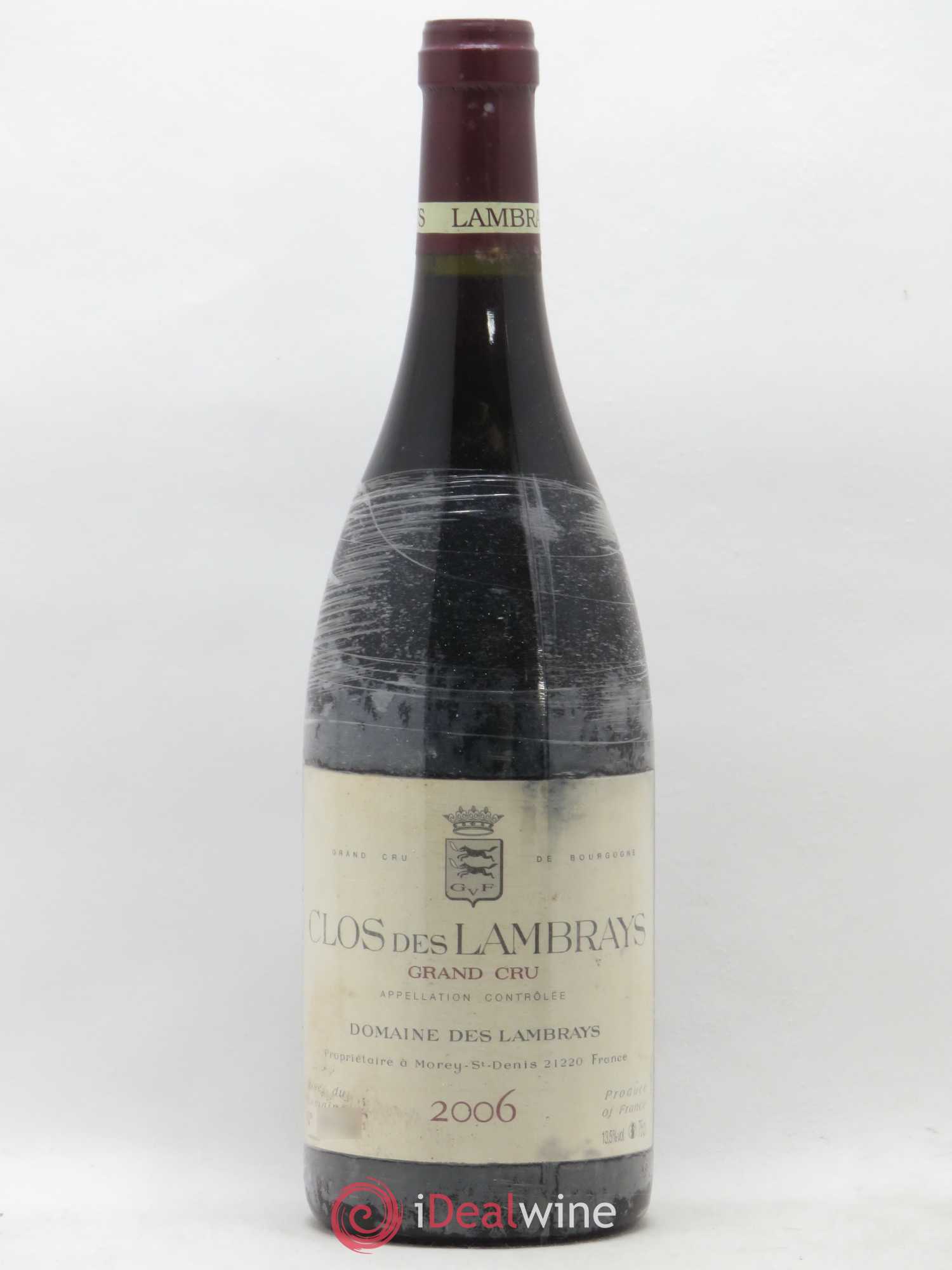 Clos des Lambrays Grand Cru Domaine des Lambrays 2006 - Lot de 1 bouteille - 0