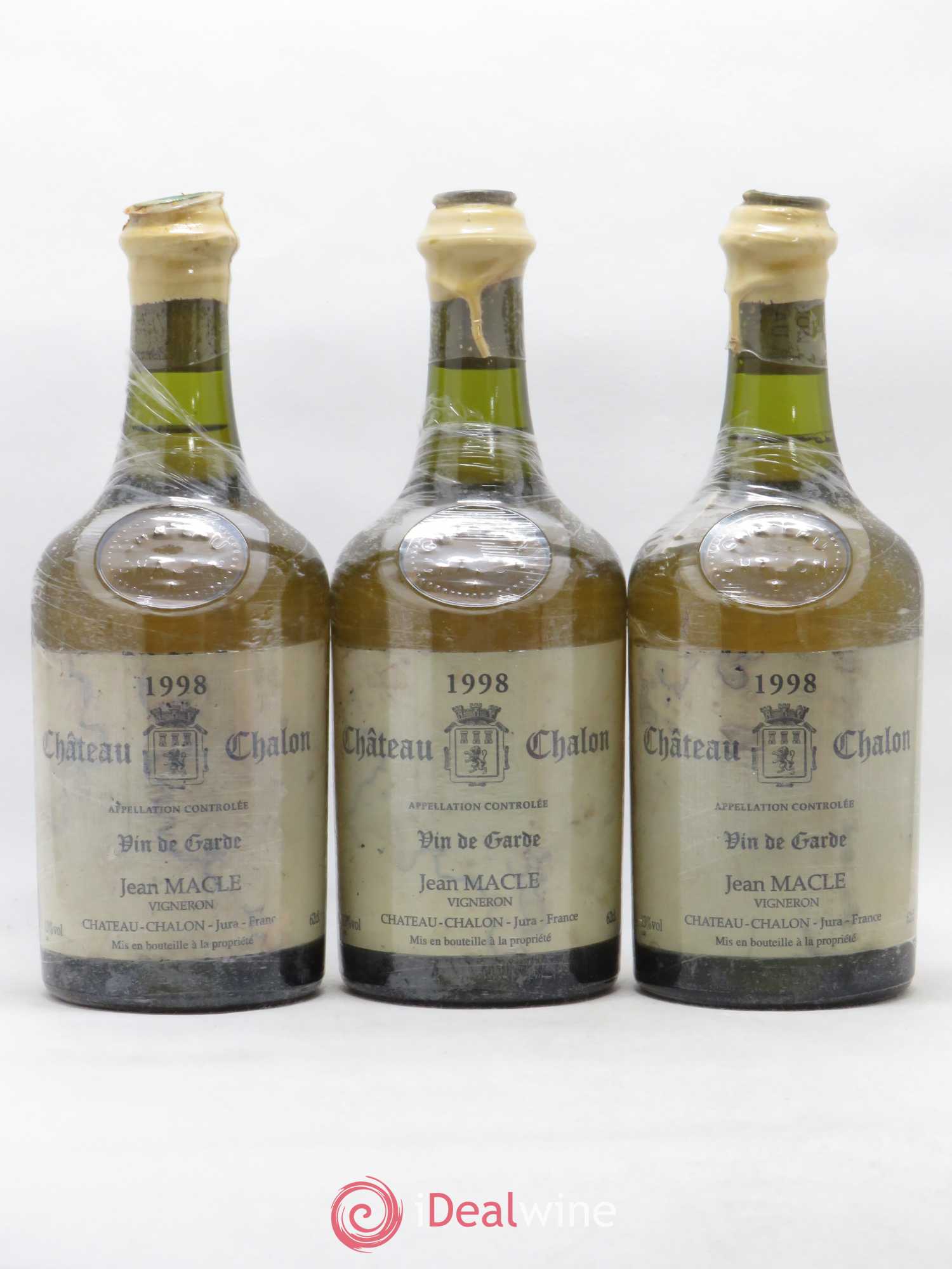 Château-Chalon Jean Macle 1998 - Lot de 3 bouteilles - 0
