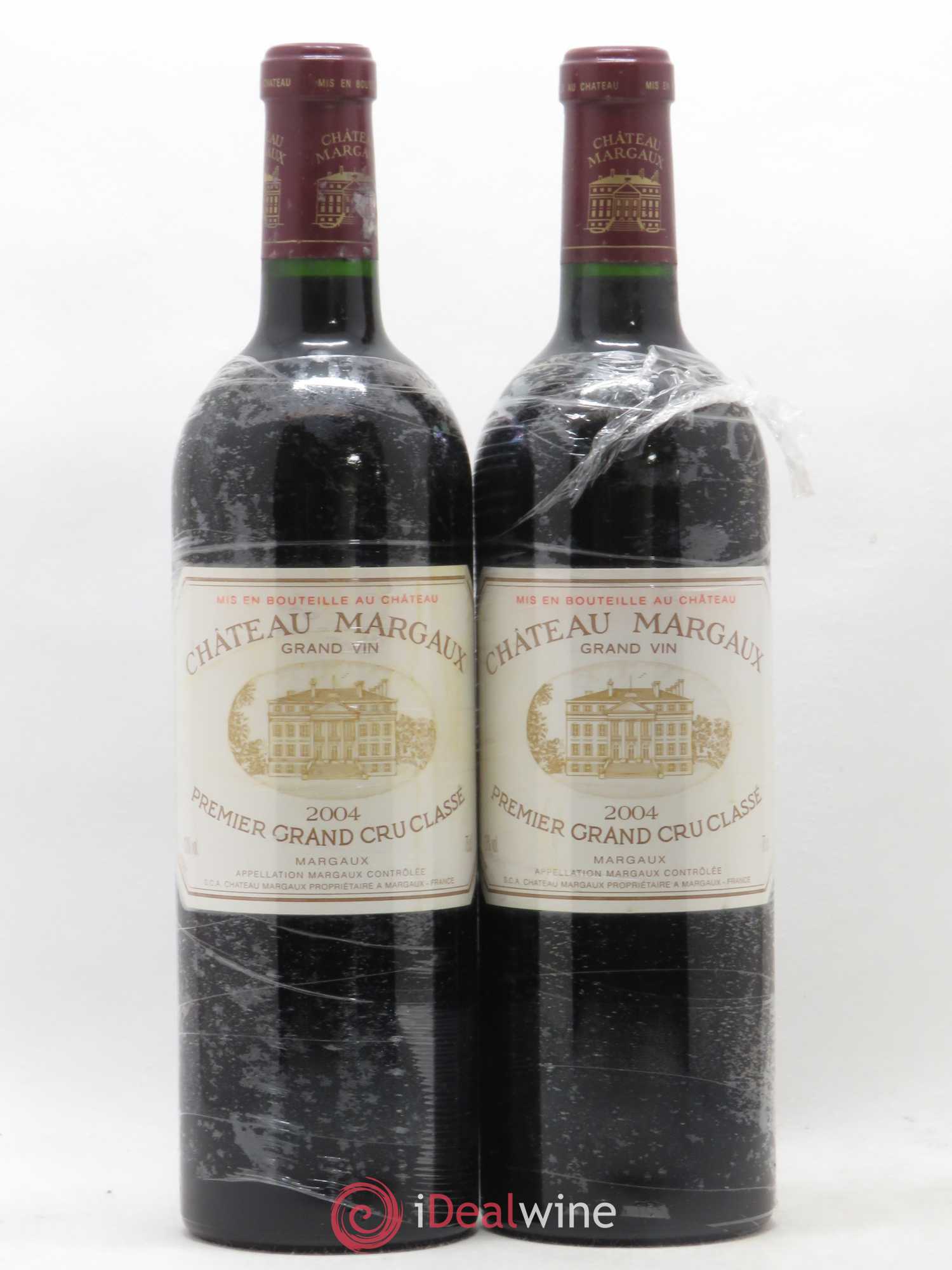 Château Margaux 1er Grand Cru Classé 2004 - Lot de 2 bouteilles - 0