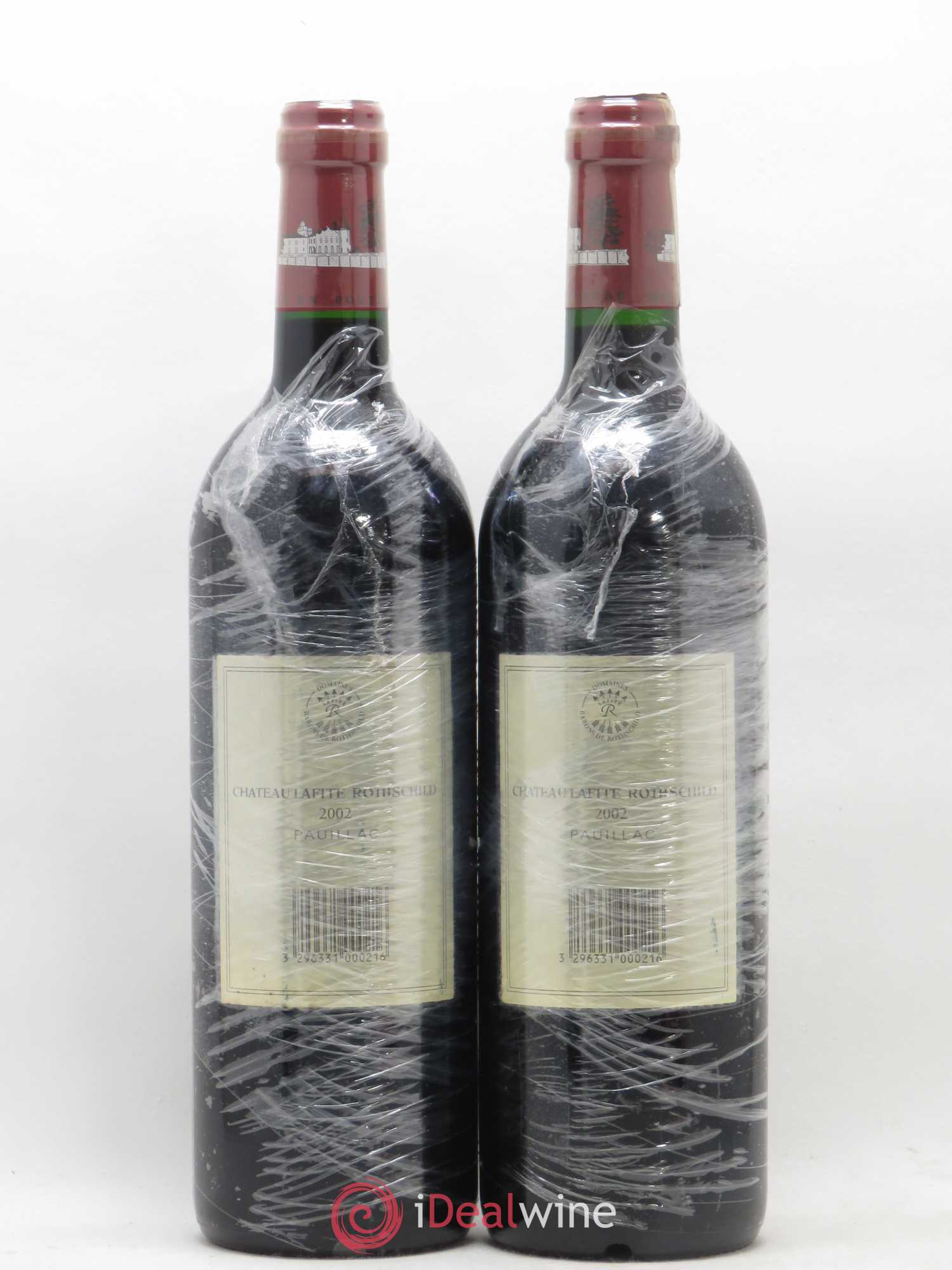 Château Lafite Rothschild 1er Grand Cru Classé 2002 - Lot de 2 bouteilles - 1