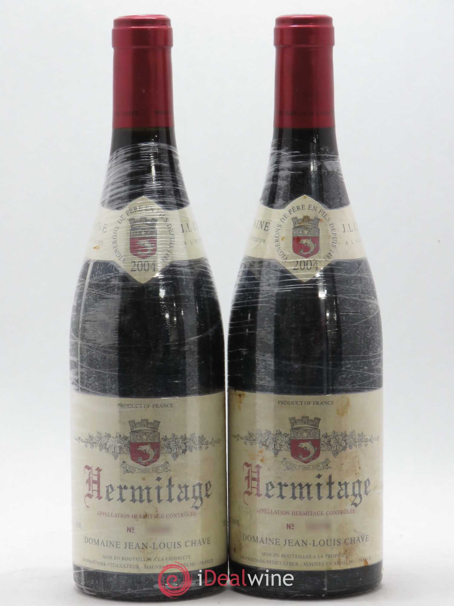 Hermitage Jean-Louis Chave 2004 - Lot de 2 bouteilles - 0