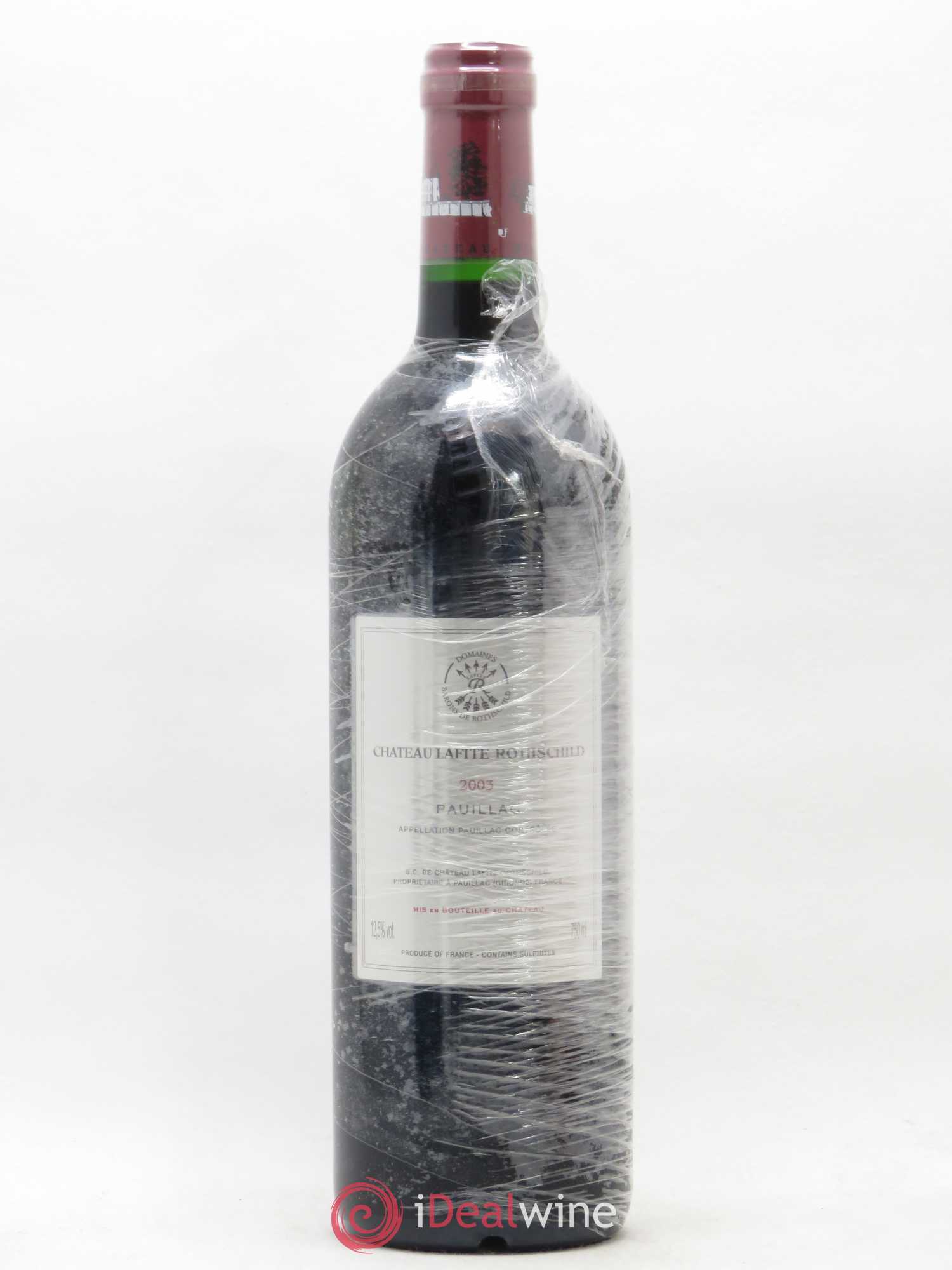 Château Lafite Rothschild 1er Grand Cru Classé 2003 - Lot de 1 bouteille - 1