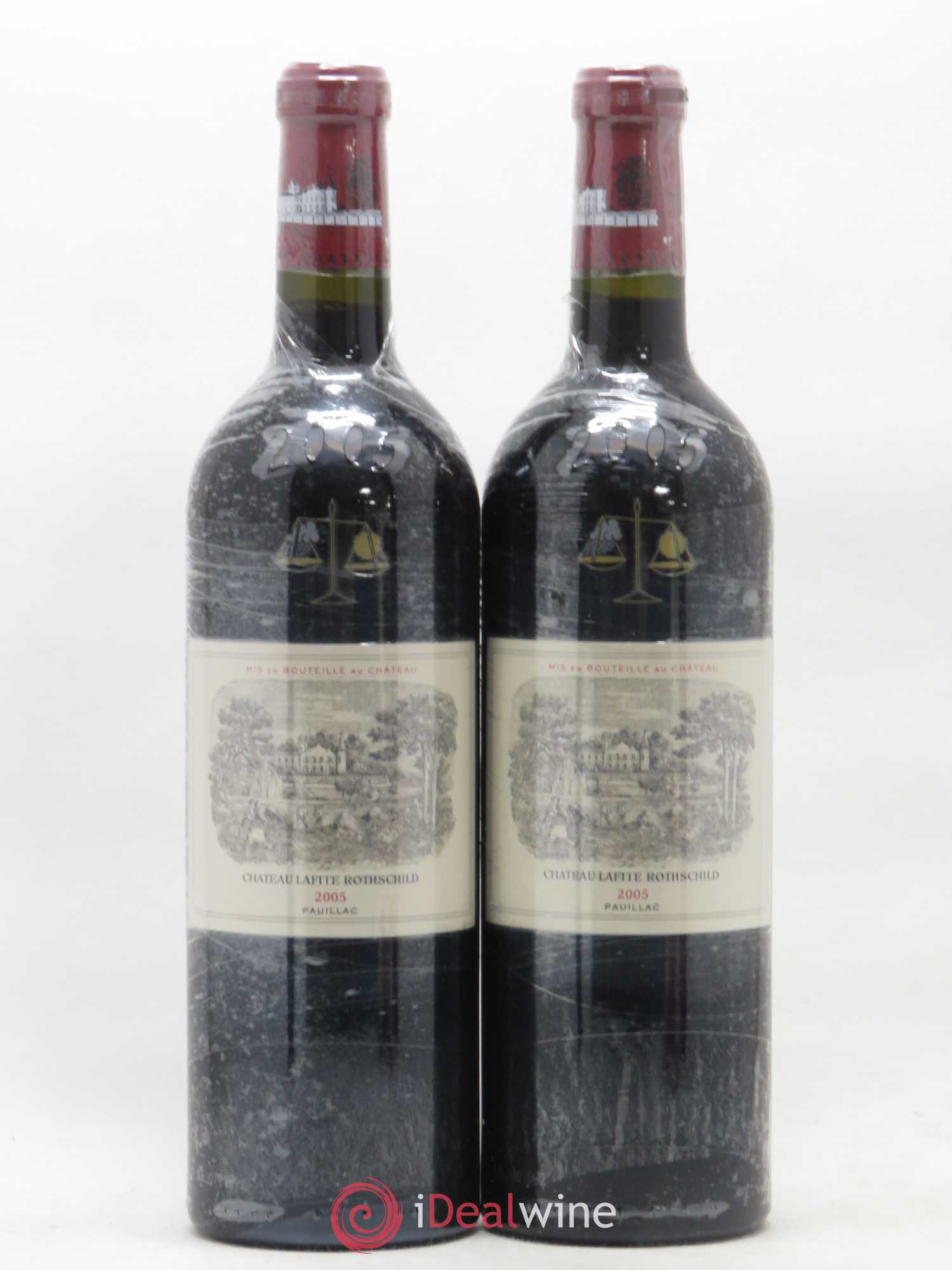 Château Lafite Rothschild 1er Grand Cru Classé 2005 - Lot de 2 bouteilles - 0