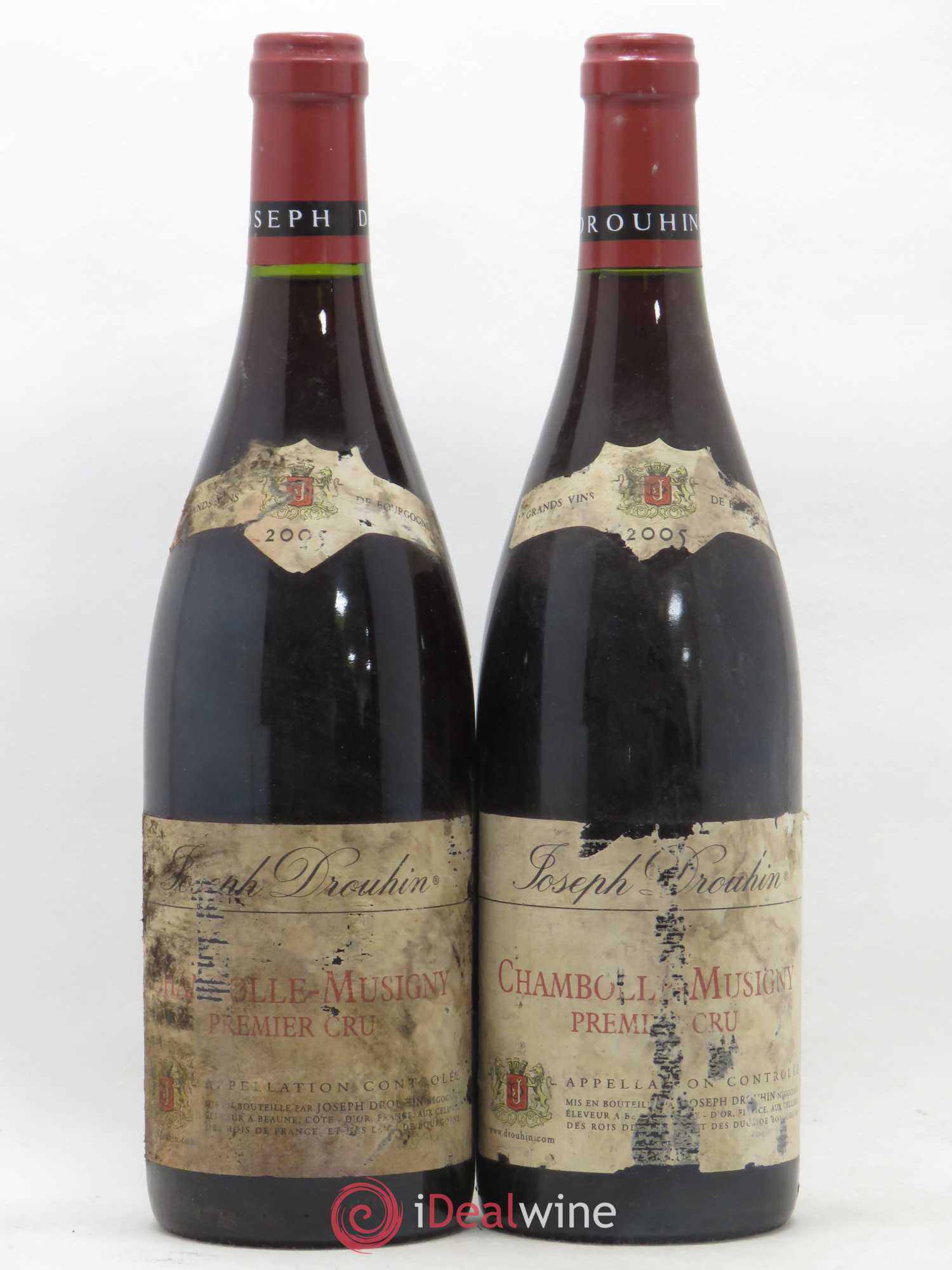 Chambolle-Musigny 1er Cru Joseph Drouhin 2005 - Lot de 2 bouteilles - 0