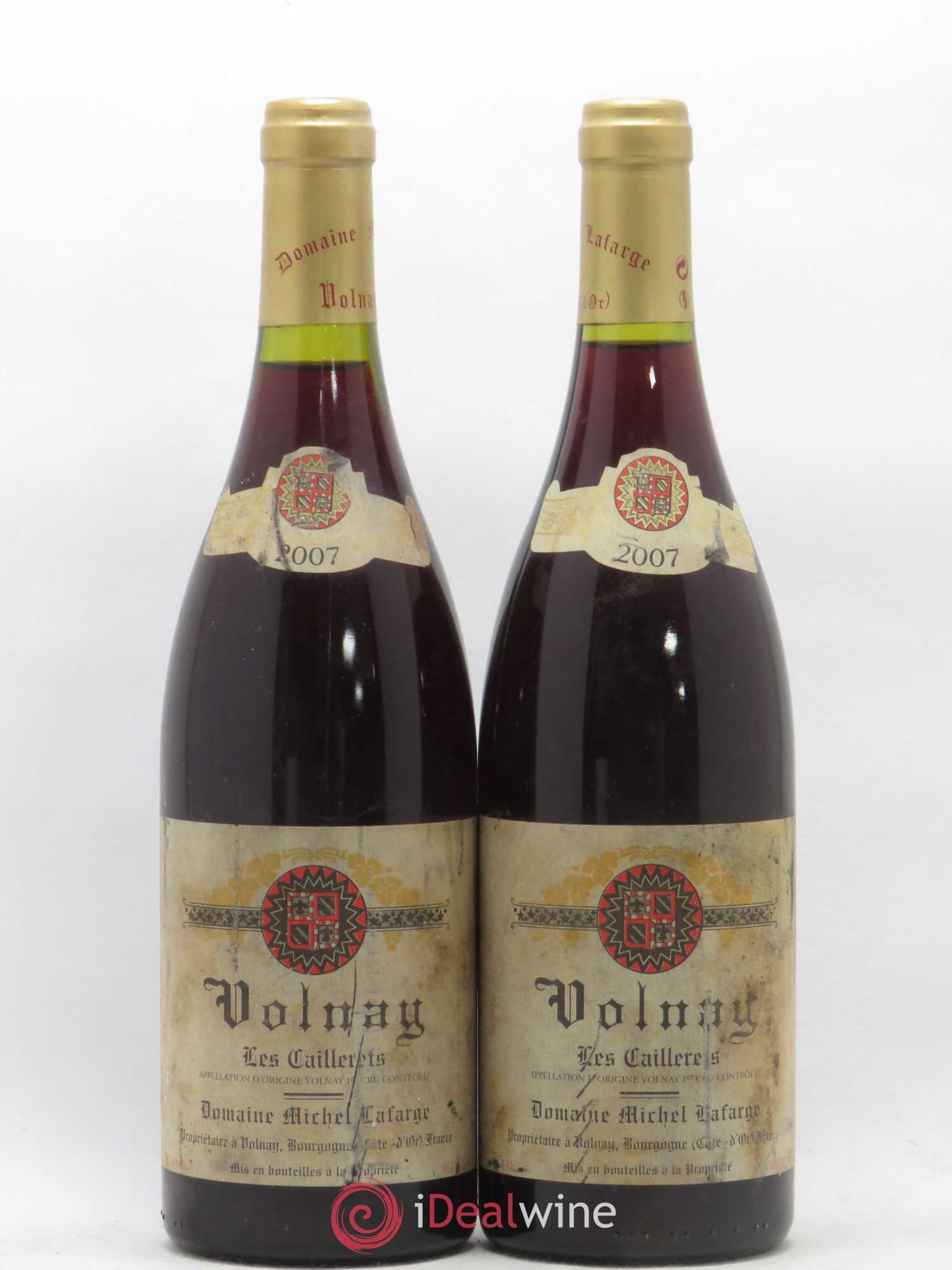Volnay 1er Cru Les Caillerets Lafarge (Domaine) 2007 - Lot de 2 bouteilles - 0