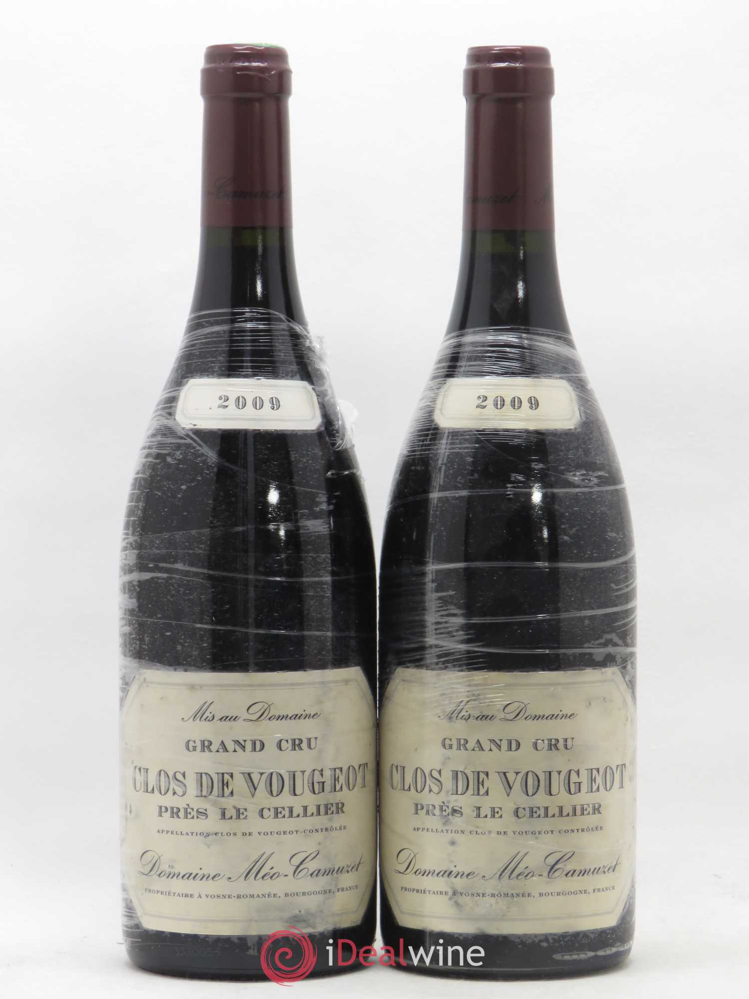 Clos de Vougeot Grand Cru Près le Cellier Méo-Camuzet (Domaine) 2009 - Lot de 2 bouteilles - 0