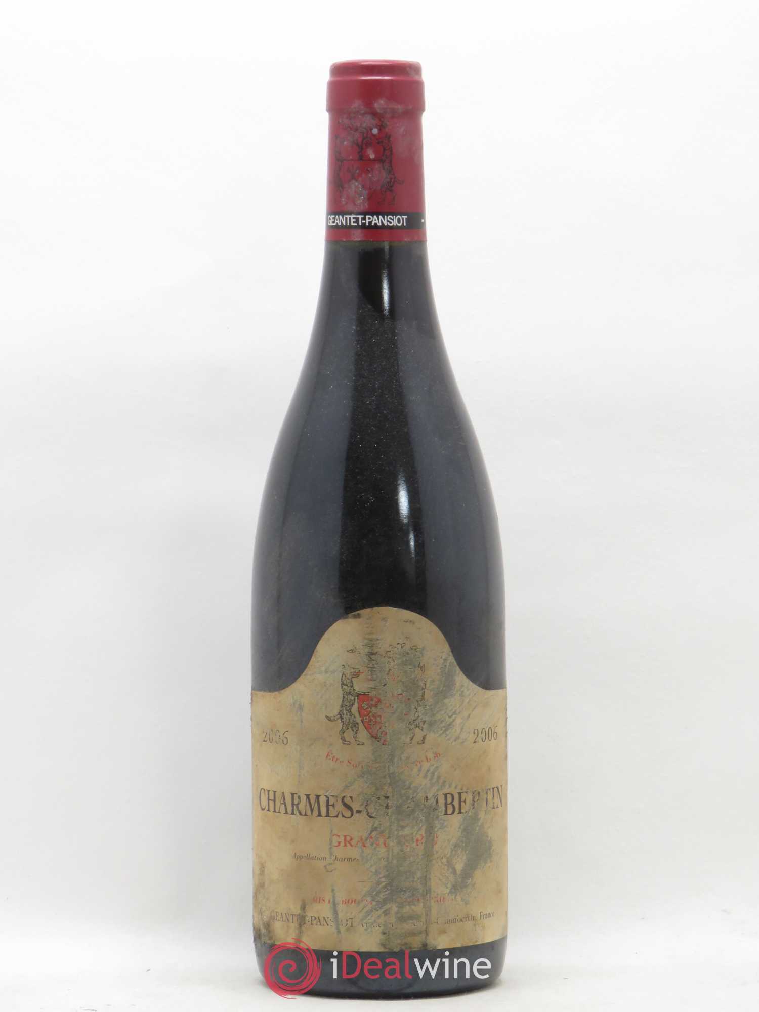 Charmes-Chambertin Grand Cru Geantet-Pansiot 2006 - Lot de 1 bouteille - 0