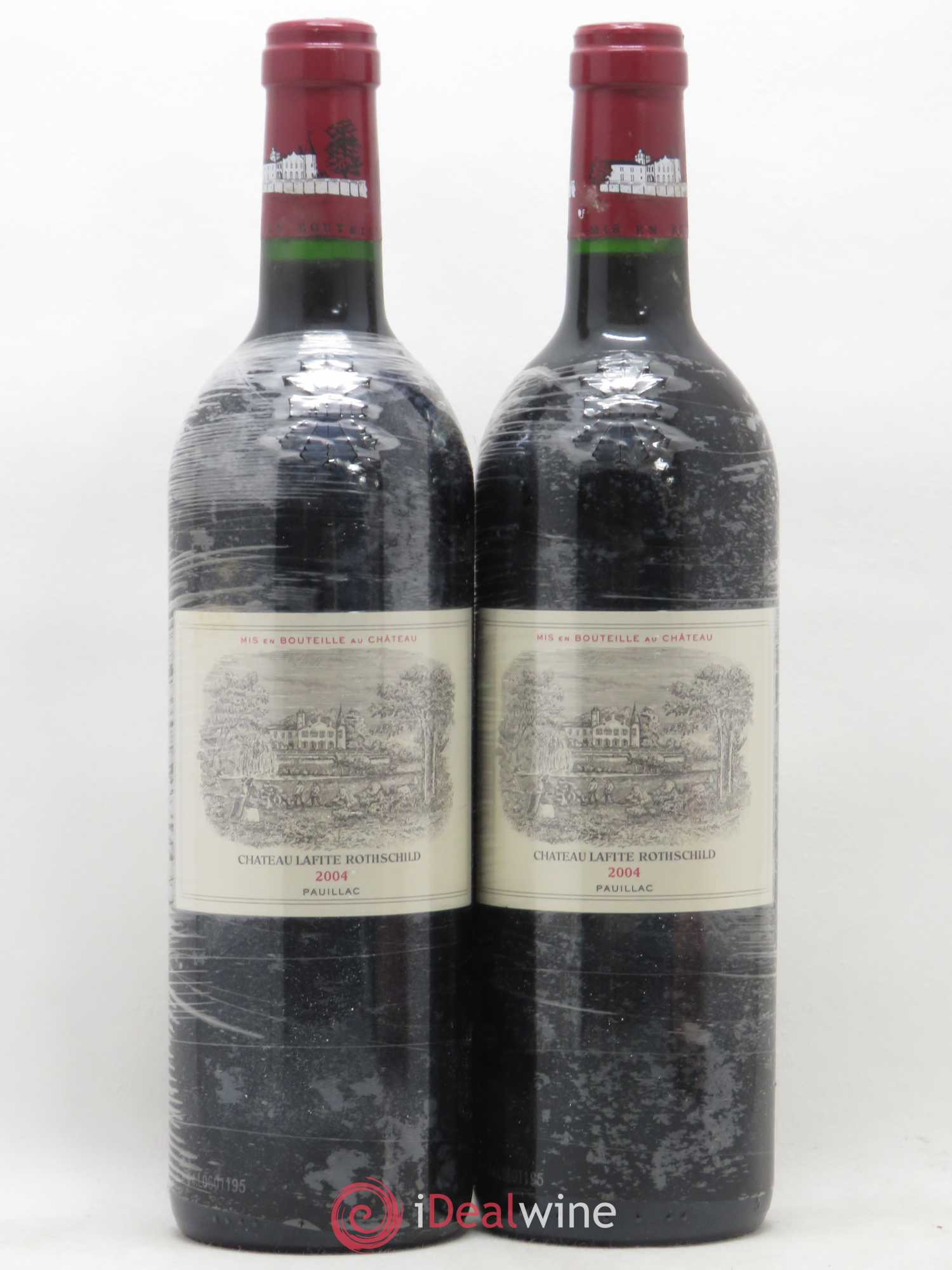 Château Lafite Rothschild 1er Grand Cru Classé 2004 - Lot de 2 bouteilles - 0