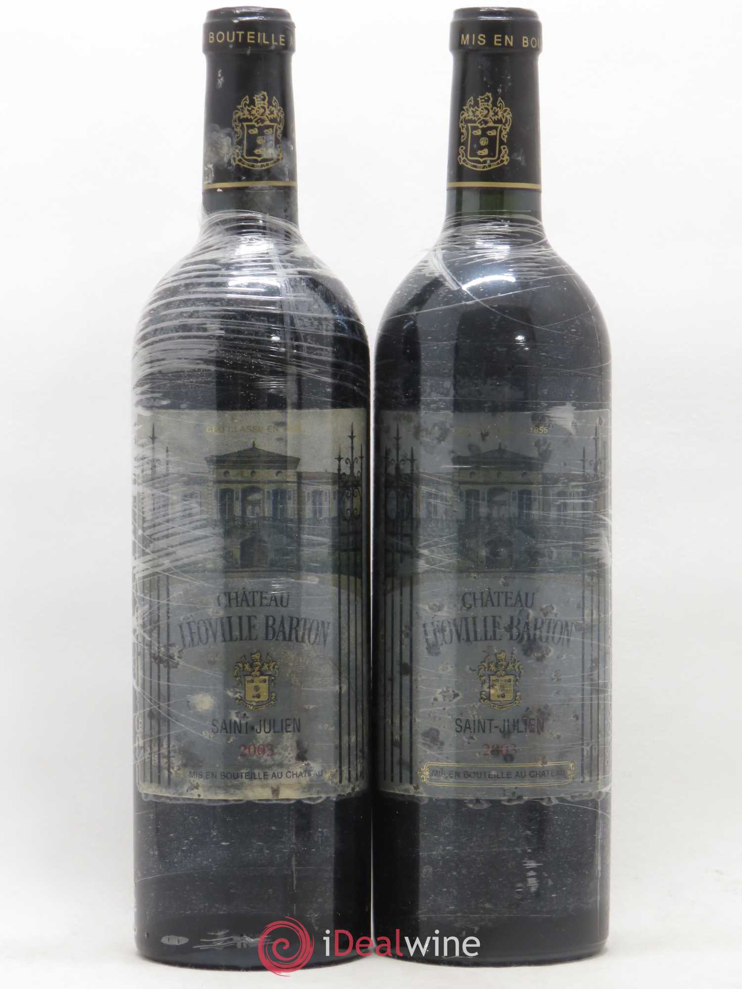 Château Léoville Barton 2ème Grand Cru Classé 2003 - Lot de 2 bouteilles - 0