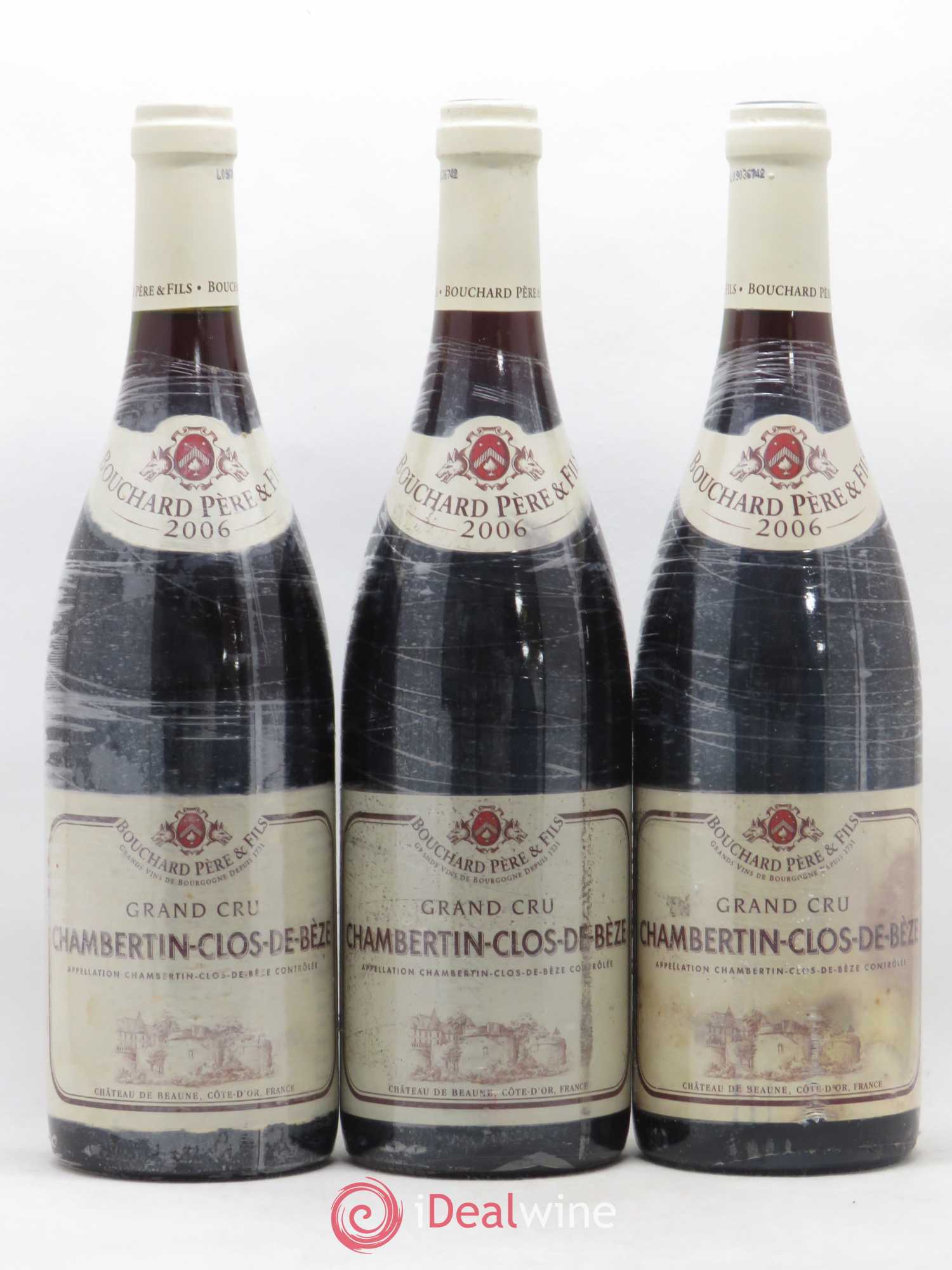 Chambertin Clos de Bèze Grand Cru Bouchard Père & Fils 2006 - Lot de 3 bouteilles - 0