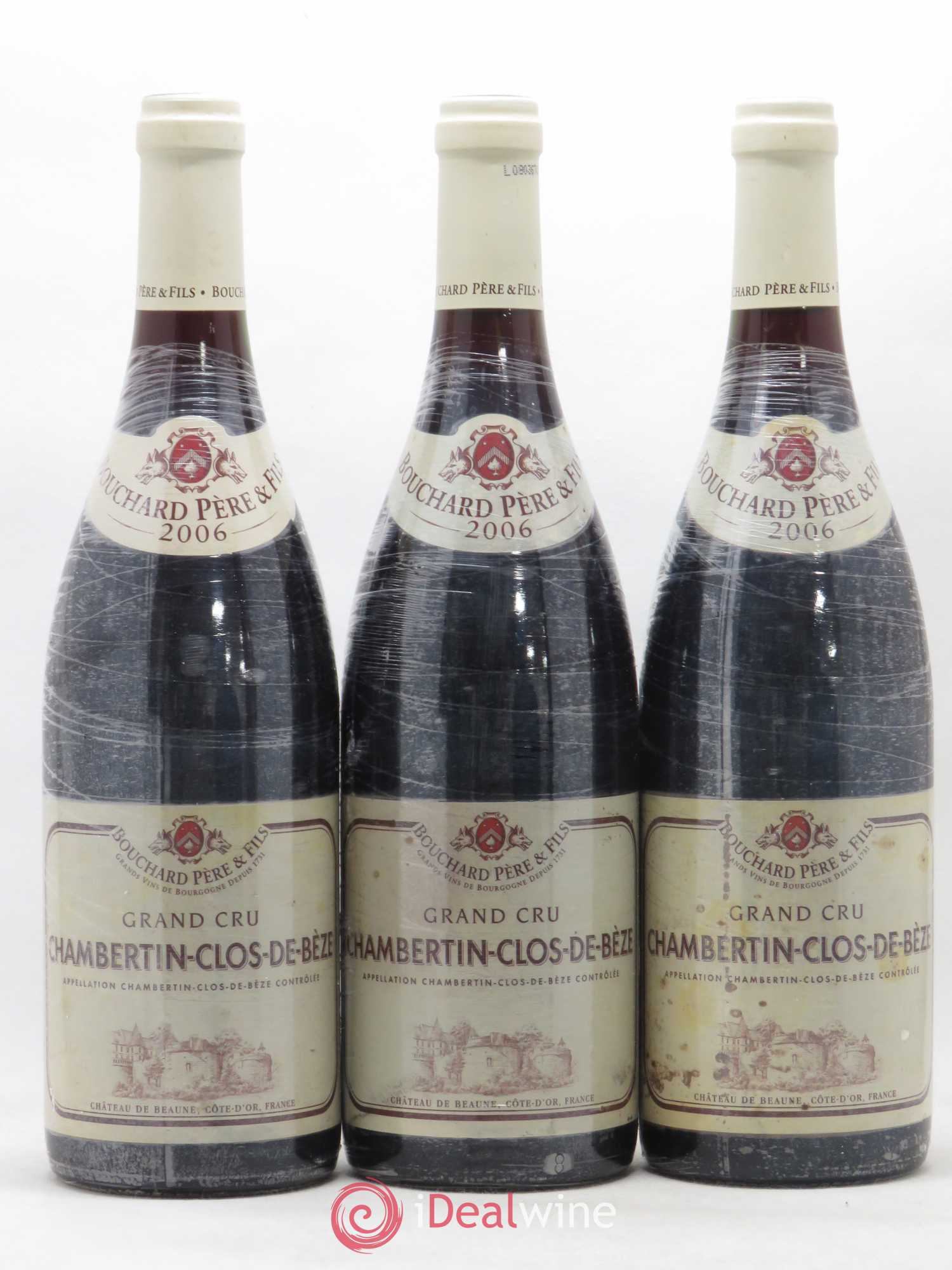 Chambertin Clos de Bèze Grand Cru Bouchard Père & Fils 2006 - Lot de 3 bouteilles - 0