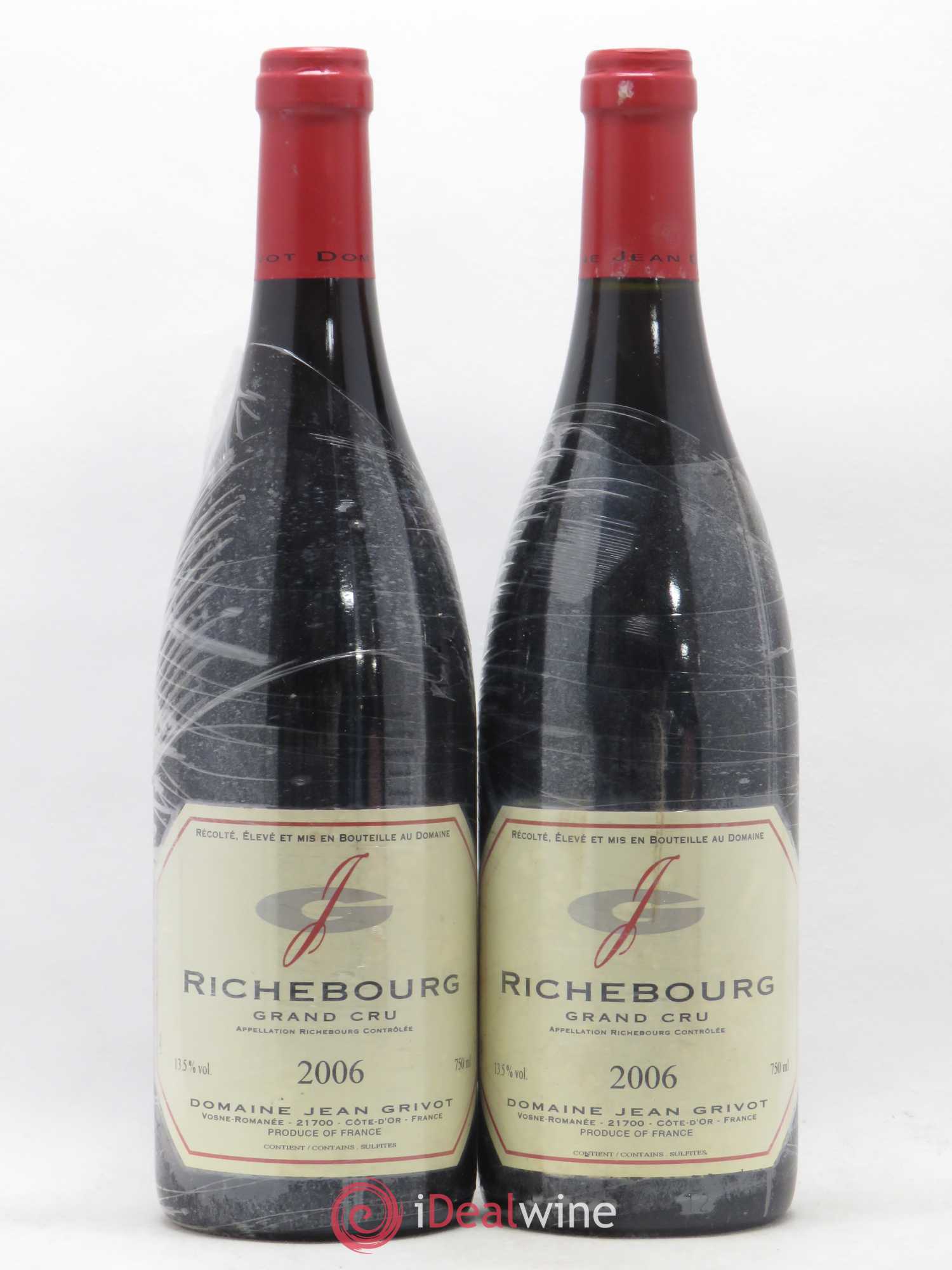 Richebourg Grand Cru Jean Grivot 2006 - Posten von 2 Flaschen - 0