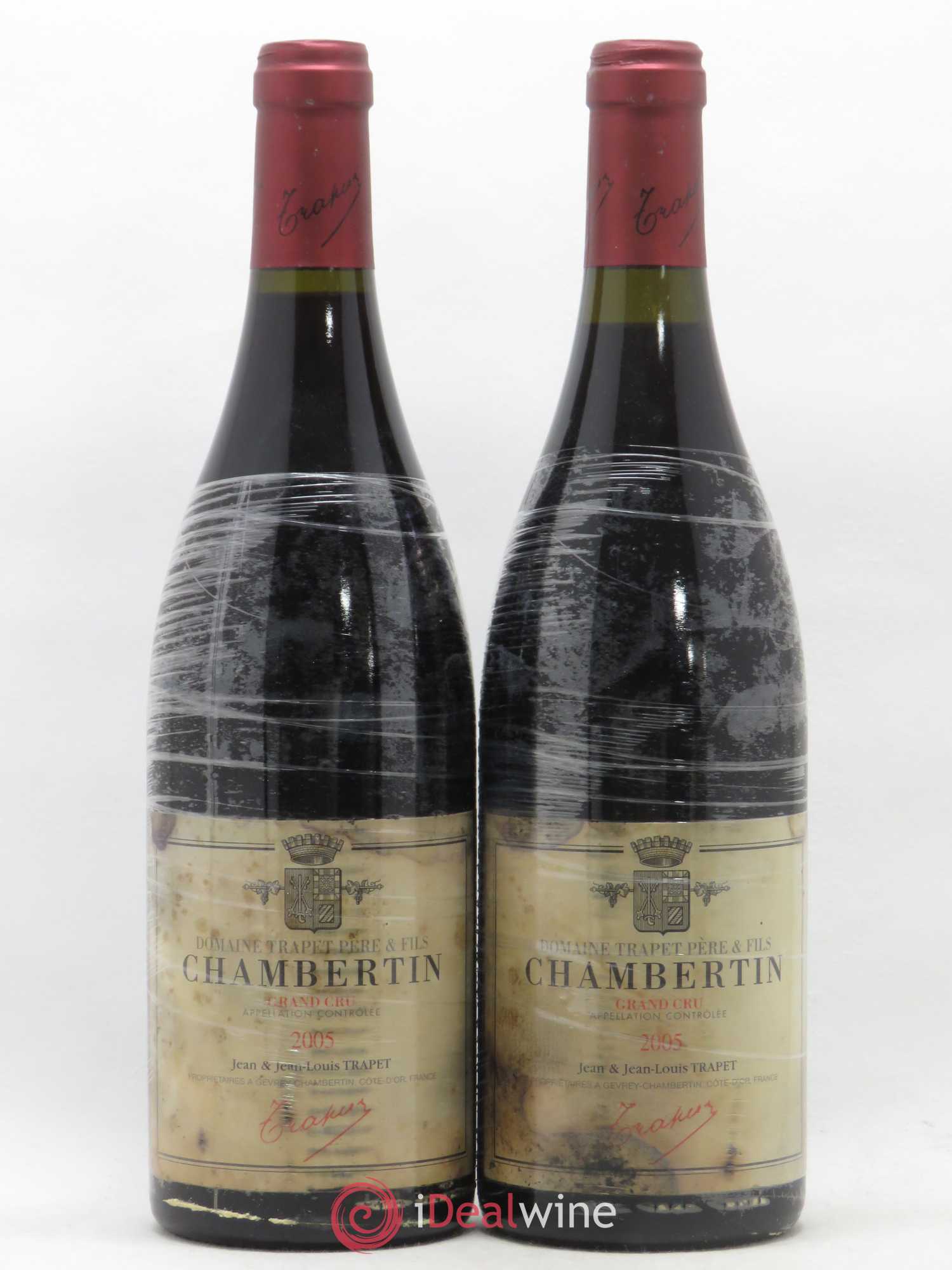 Chambertin Grand Cru Domaine Trapet 2005 - Lot de 2 bouteilles - 0