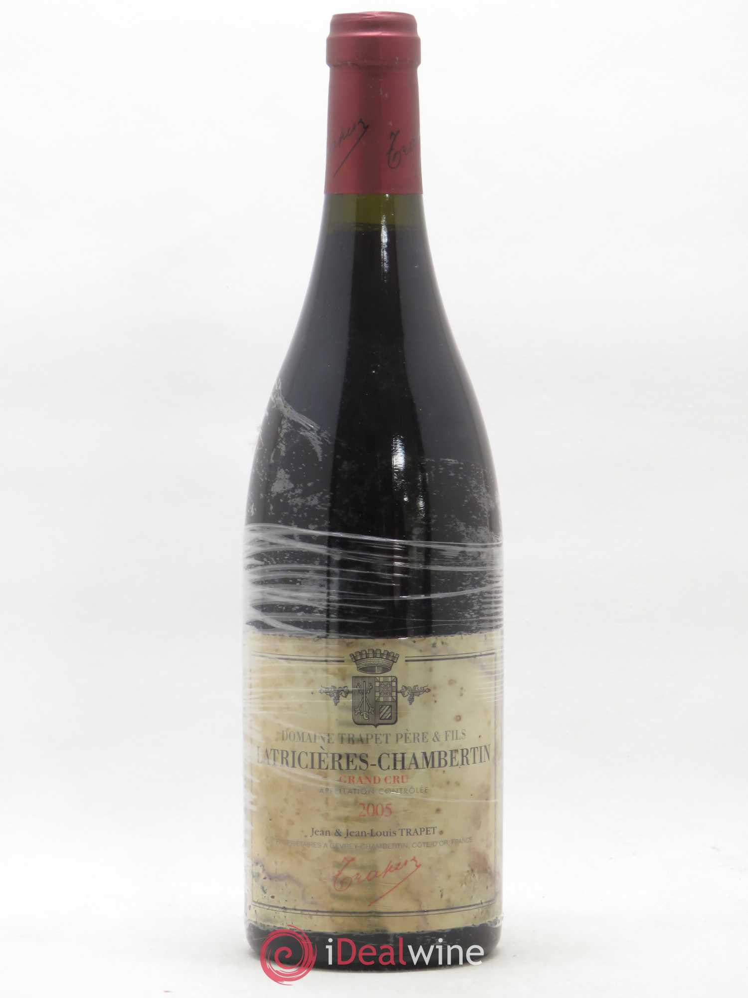 Latricières-Chambertin Grand Cru Domaine Trapet 2005 - Lot de 1 bouteille - 0