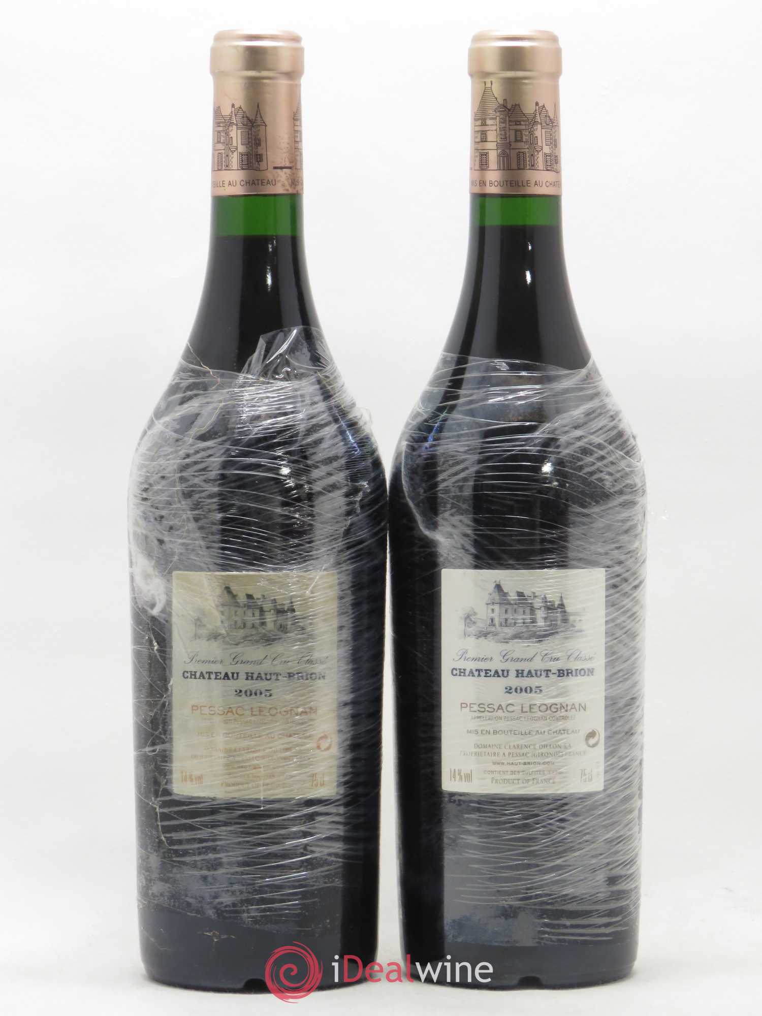 Château Haut Brion 1er Grand Cru Classé 2005 - Lot de 2 bouteilles - 1