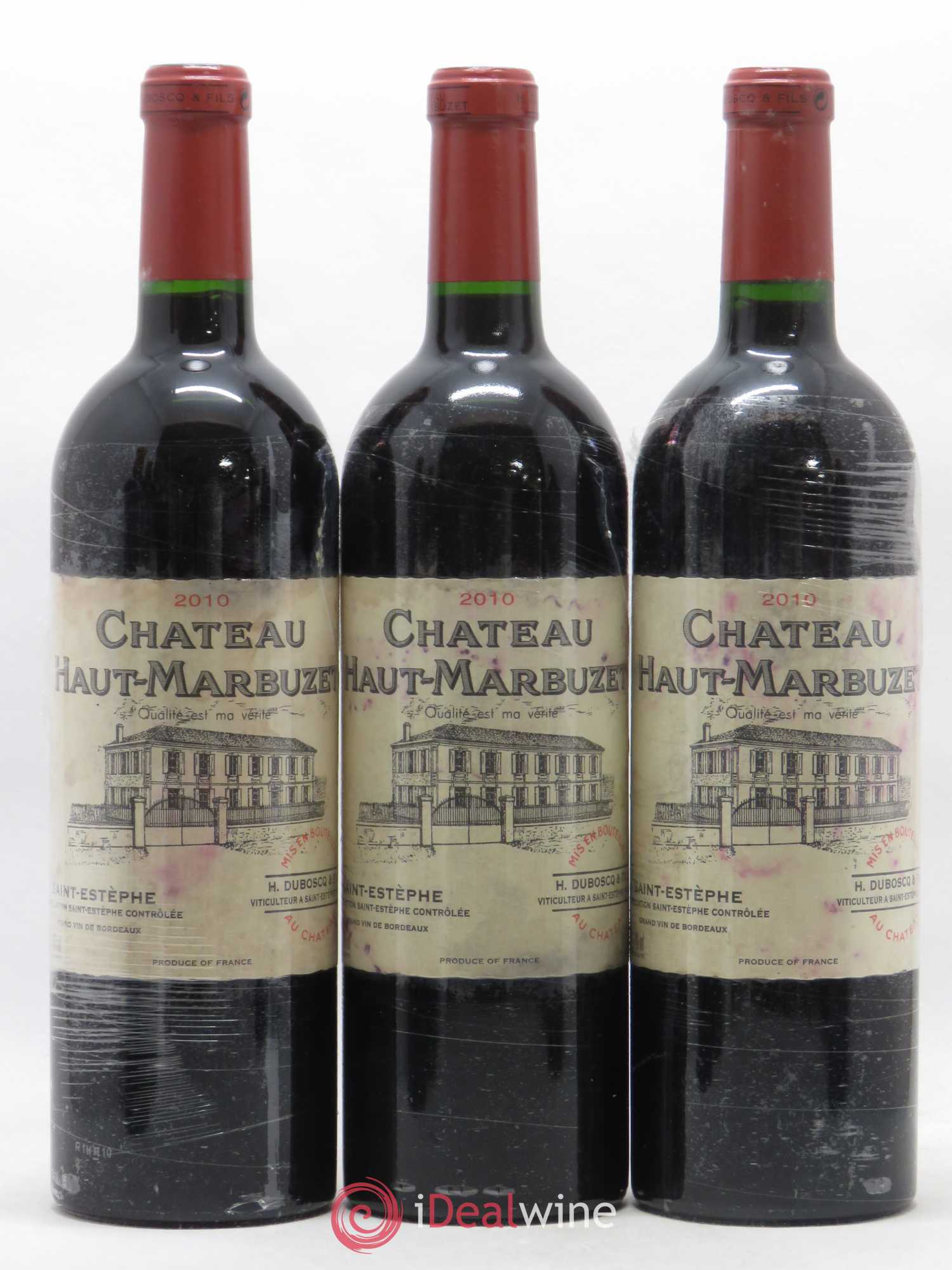 Château Haut Marbuzet 2010 - Lot de 6 bouteilles - 2