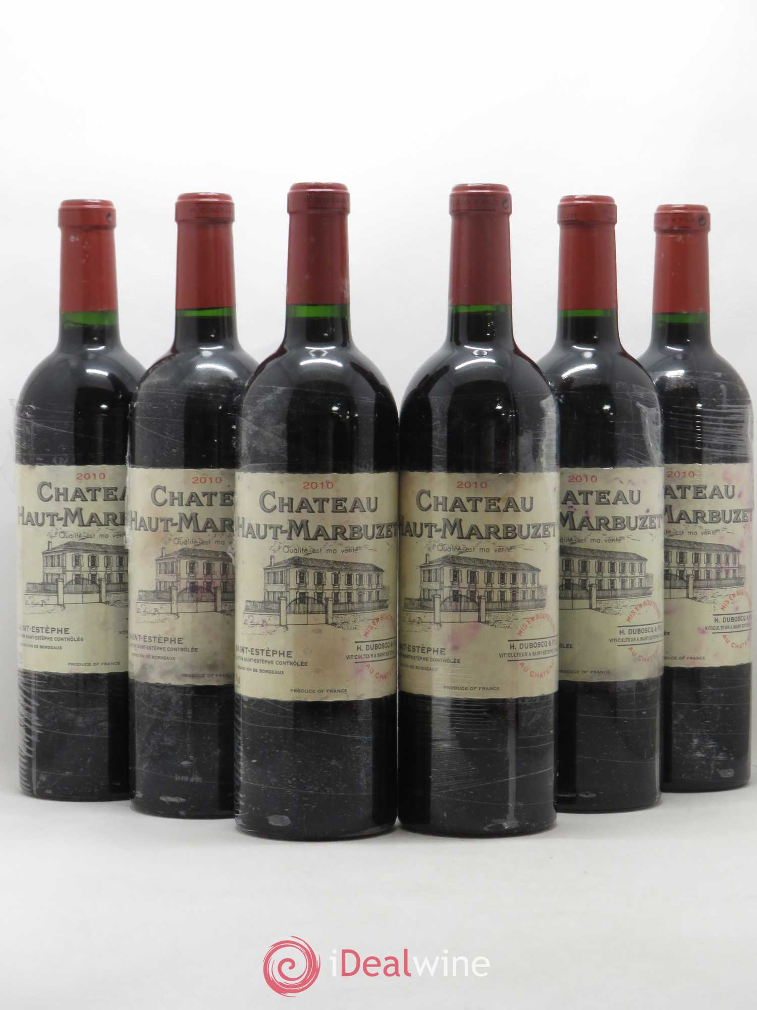Château Haut Marbuzet 2010 - Lot de 6 bouteilles - 0