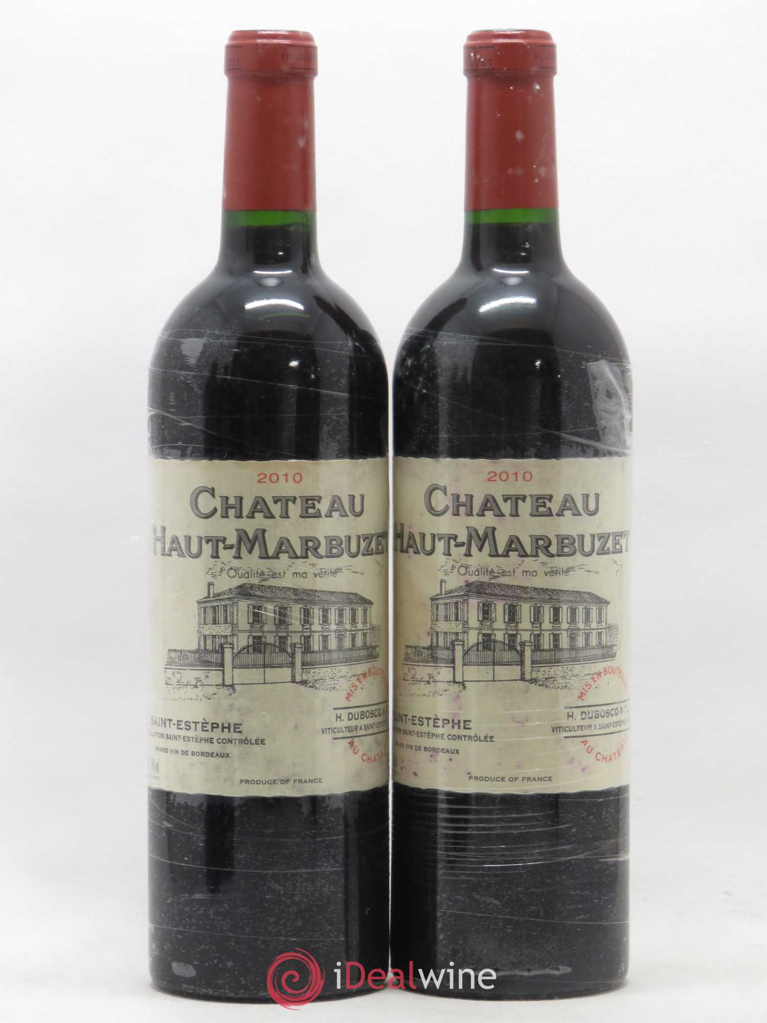 Château Haut Marbuzet 2010 - Lot de 2 bouteilles - 0