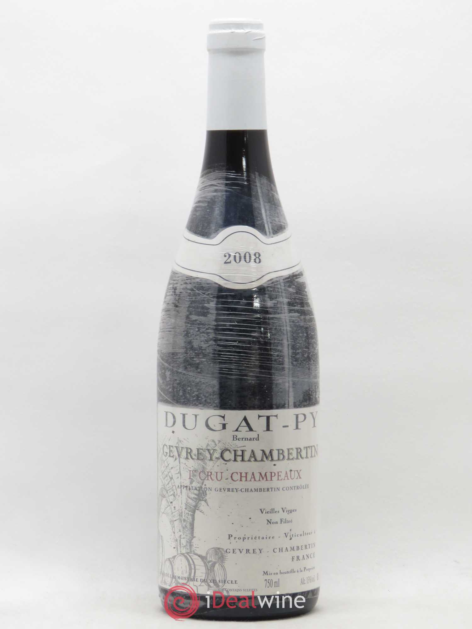 Gevrey-Chambertin 1er Cru Champeaux Dugat-Py vieilles vignes 2008 - Posten von 1 Flasche - 0