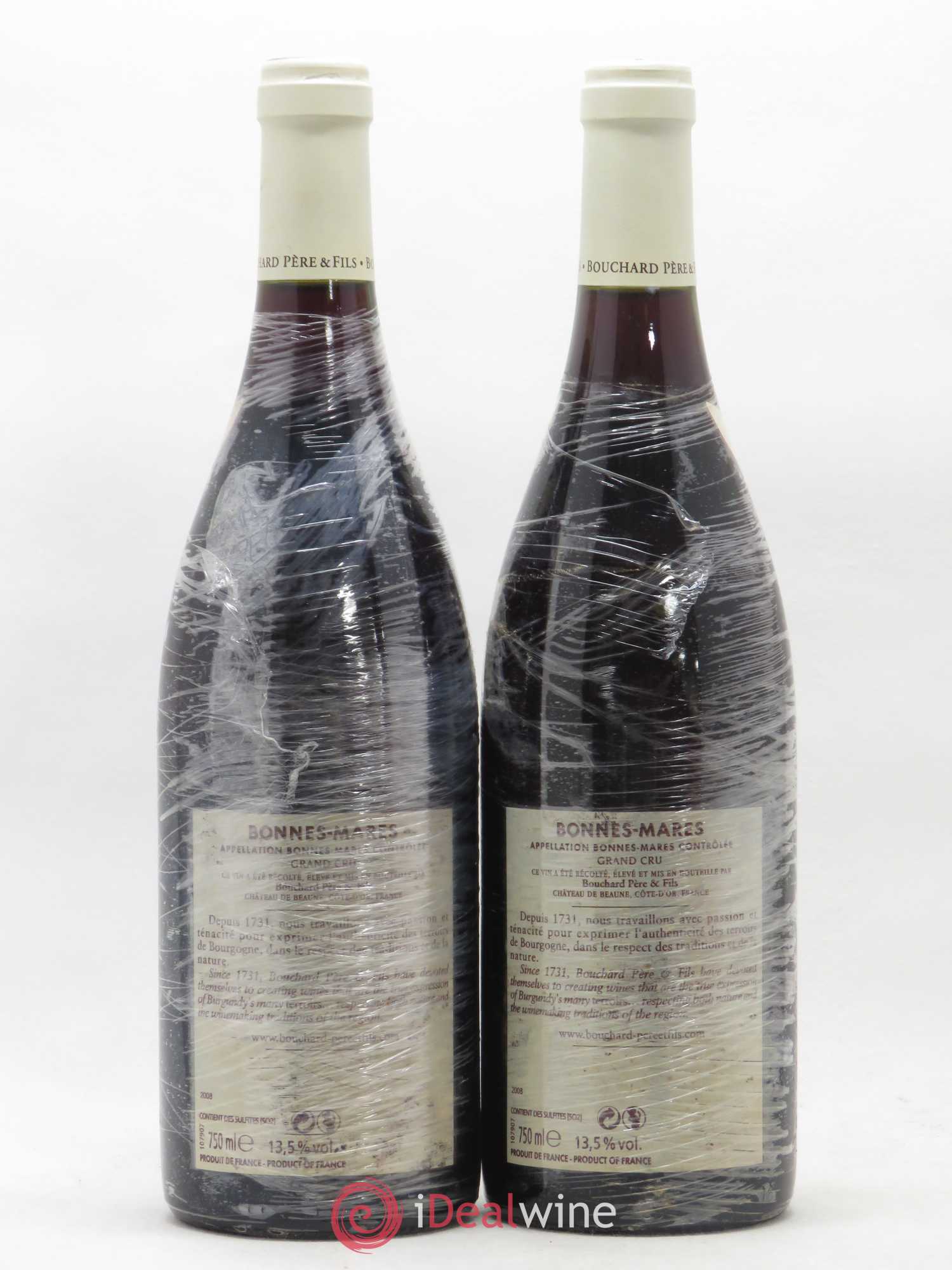 Bonnes-Mares Grand Cru Bouchard Père & Fils 2008 - Lot de 2 bouteilles - 1