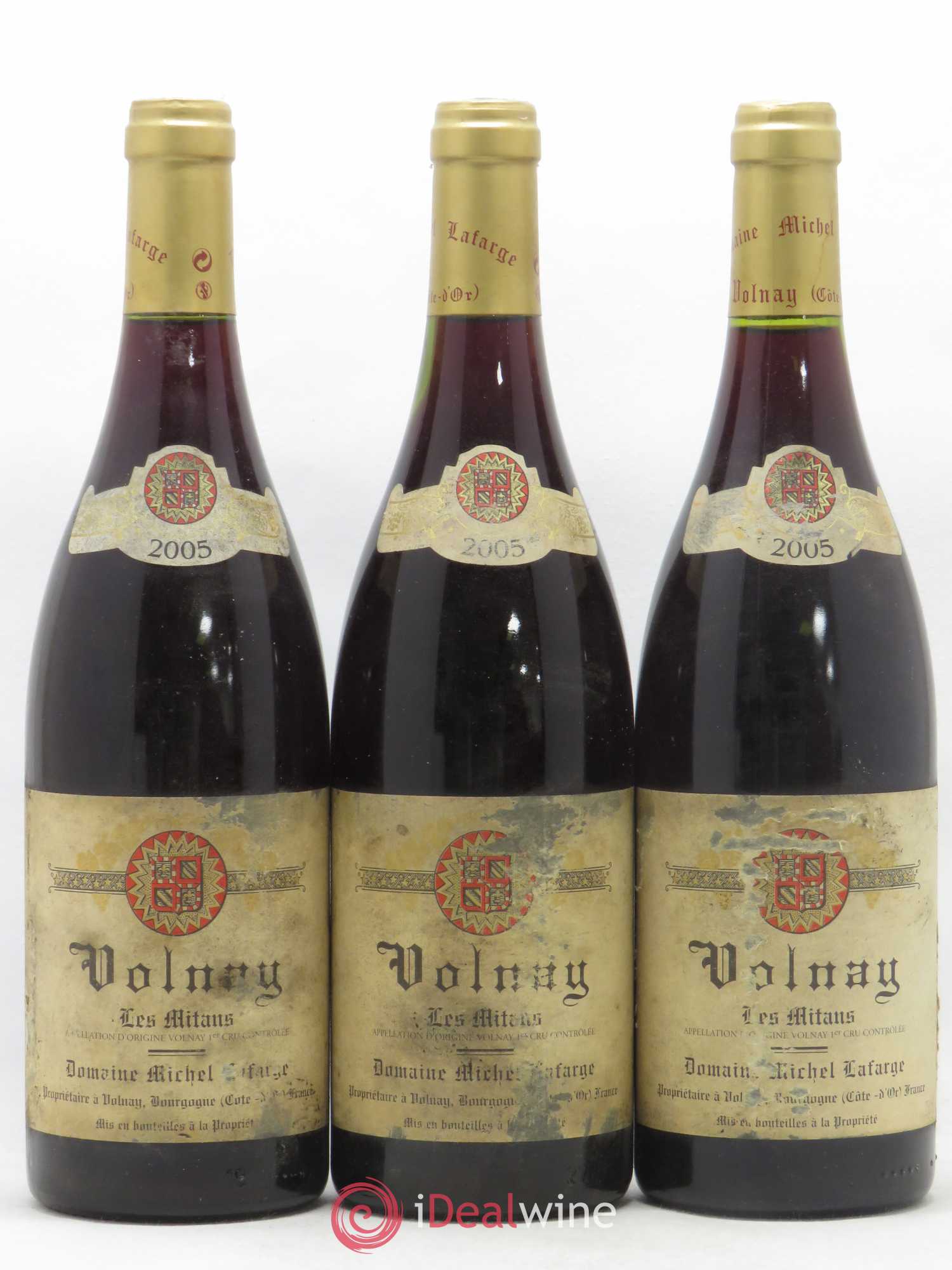 Volnay 1er Cru Les Mitans Lafarge (Domaine) 2005 - Lot de 3 bouteilles - 0