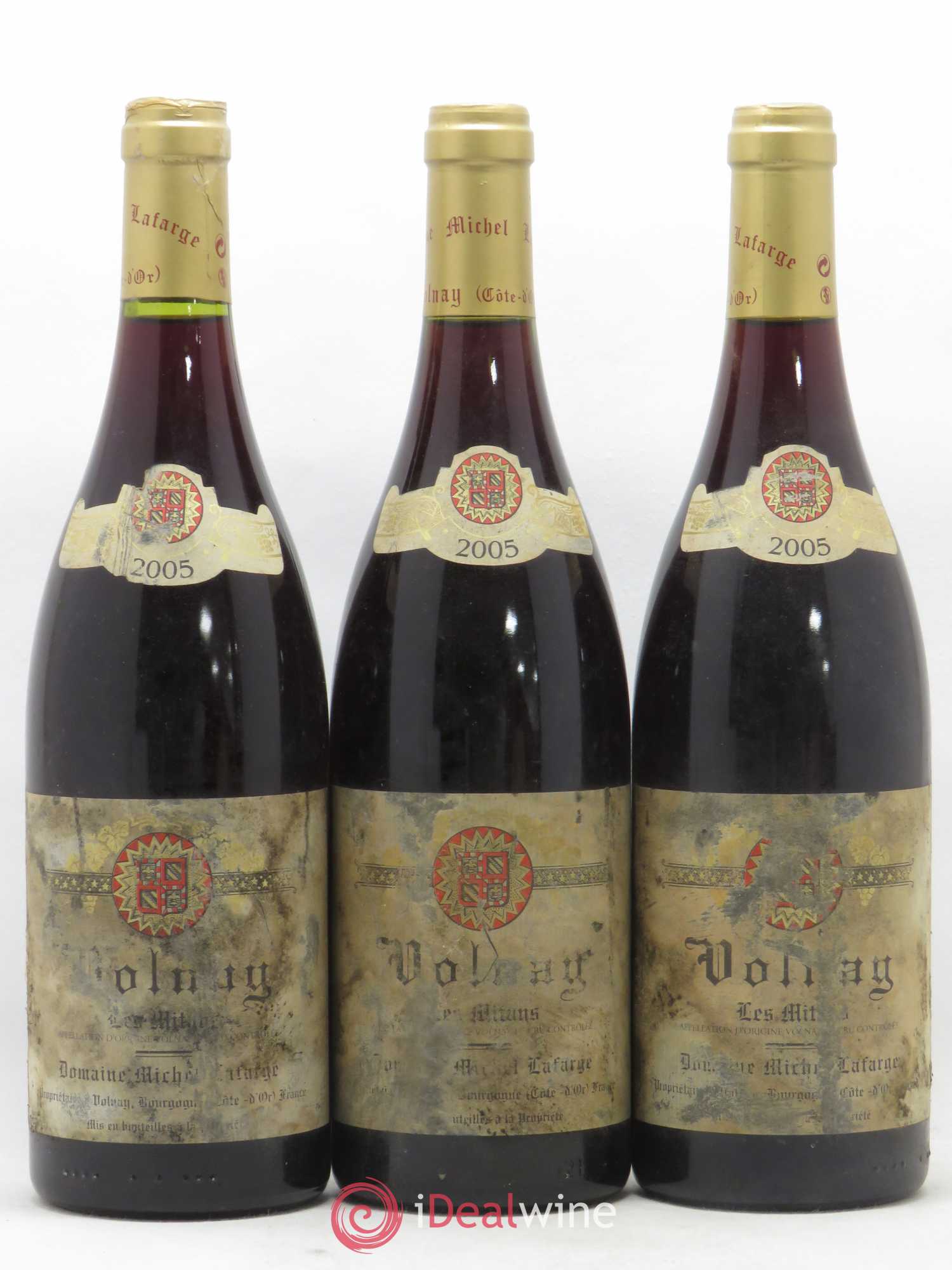 Volnay 1er Cru Les Mitans Lafarge (Domaine) 2005 - Lot de 3 bouteilles - 0